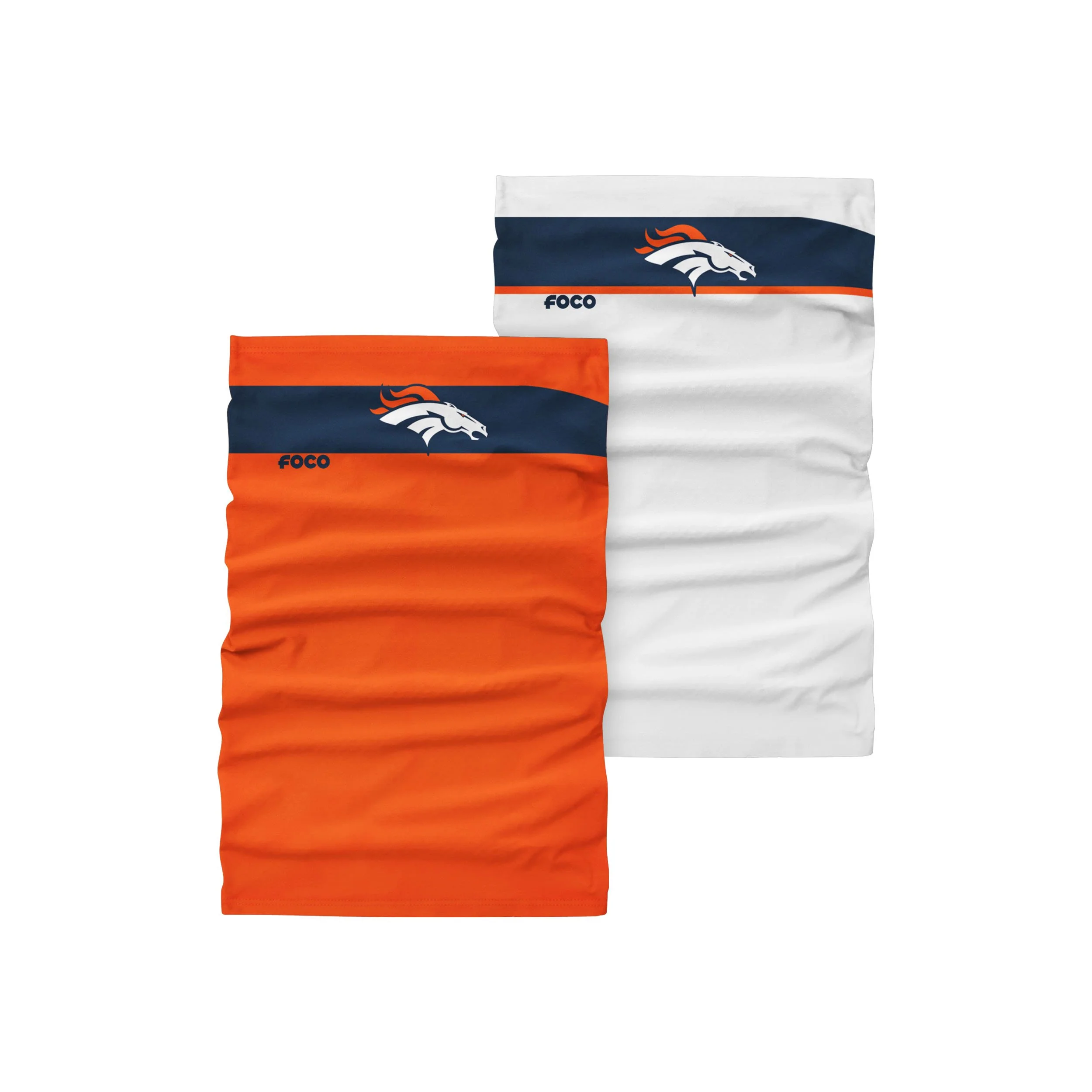 Denver Broncos NFL Stitched 2 Pack Gaiter Scarf - Image 2
