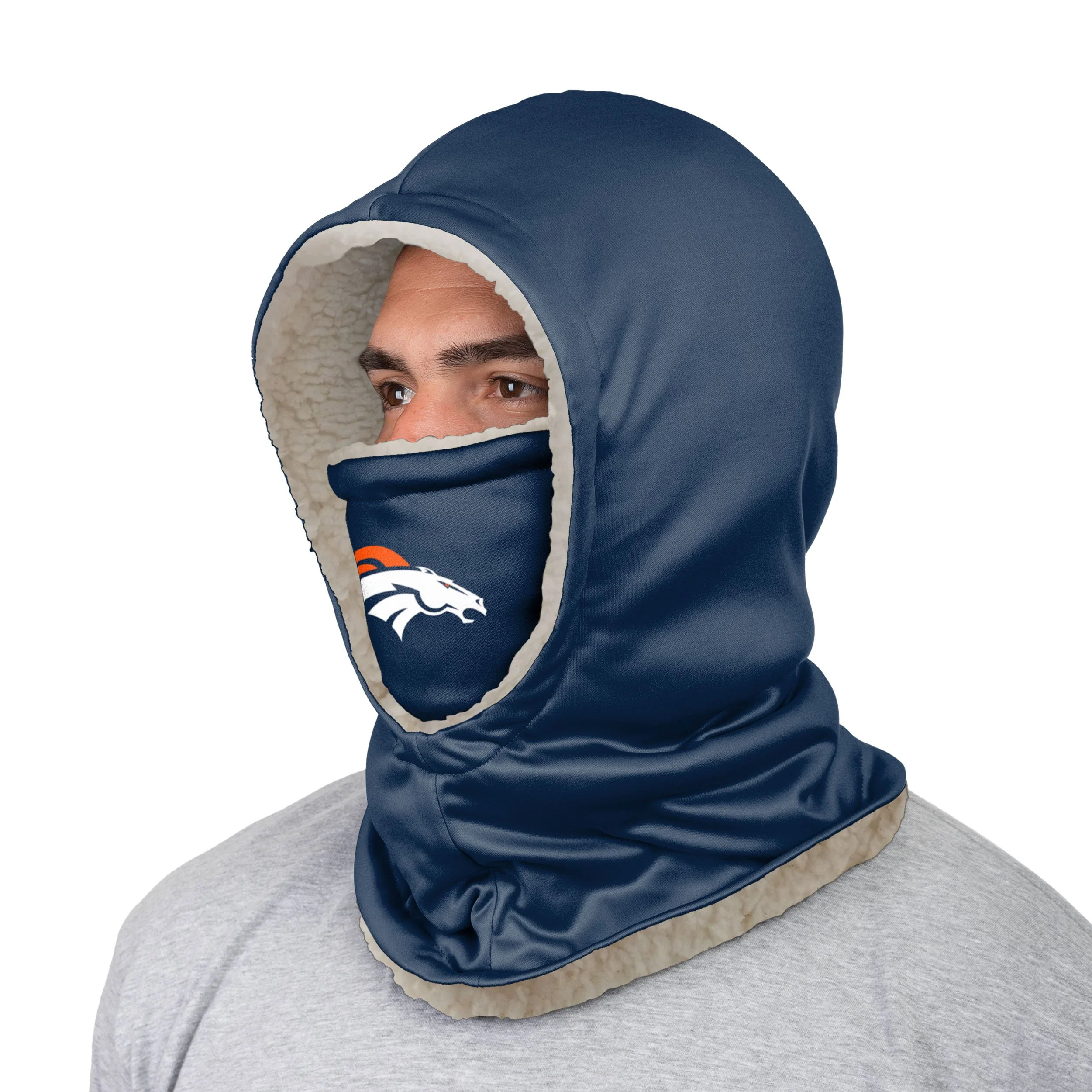 Denver Broncos NFL Team Color Hooded Gaiter - Image 2