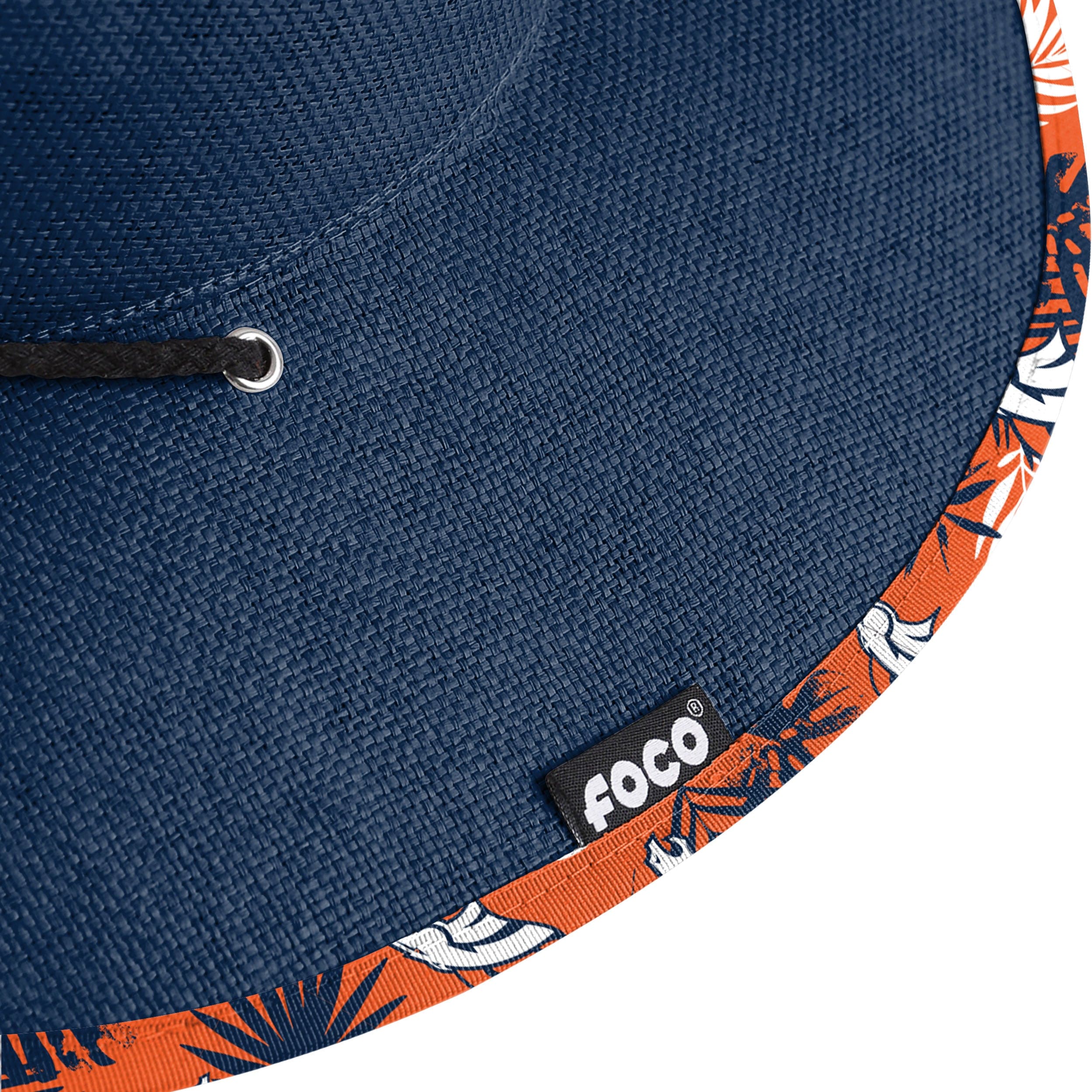 Denver Broncos NFL Team Color Straw Hat - Image 7