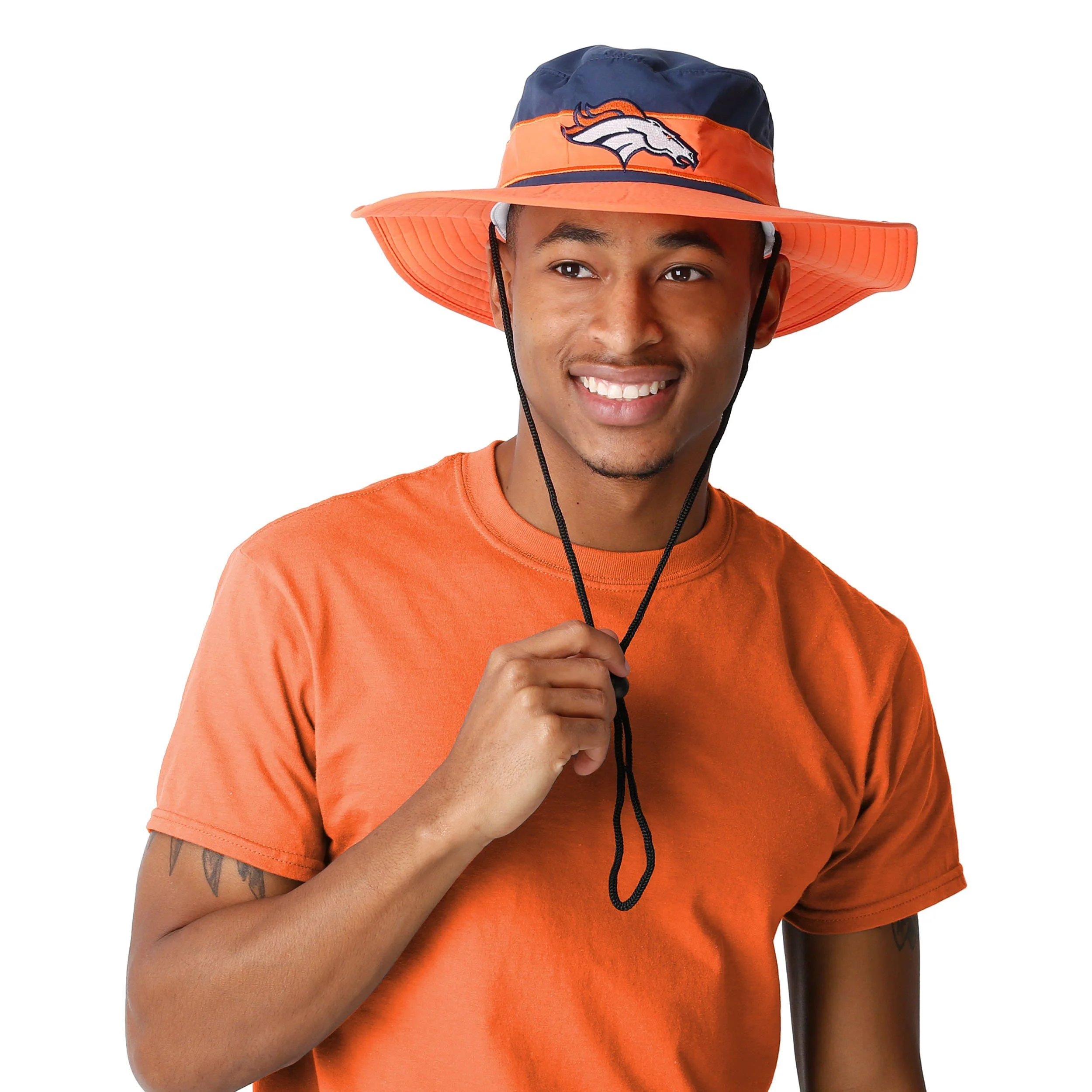 Denver Broncos NFL Team Stripe Boonie Hat - Image 5
