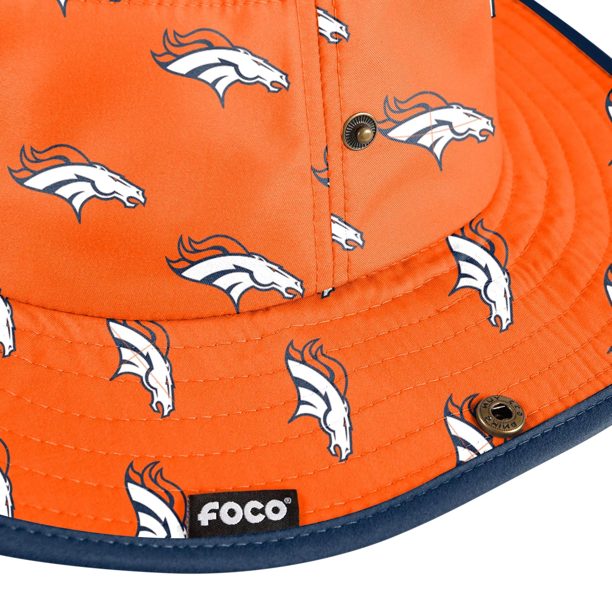 Denver Broncos NFL Womens Mini Print Hybrid Boonie Hat - Image 3