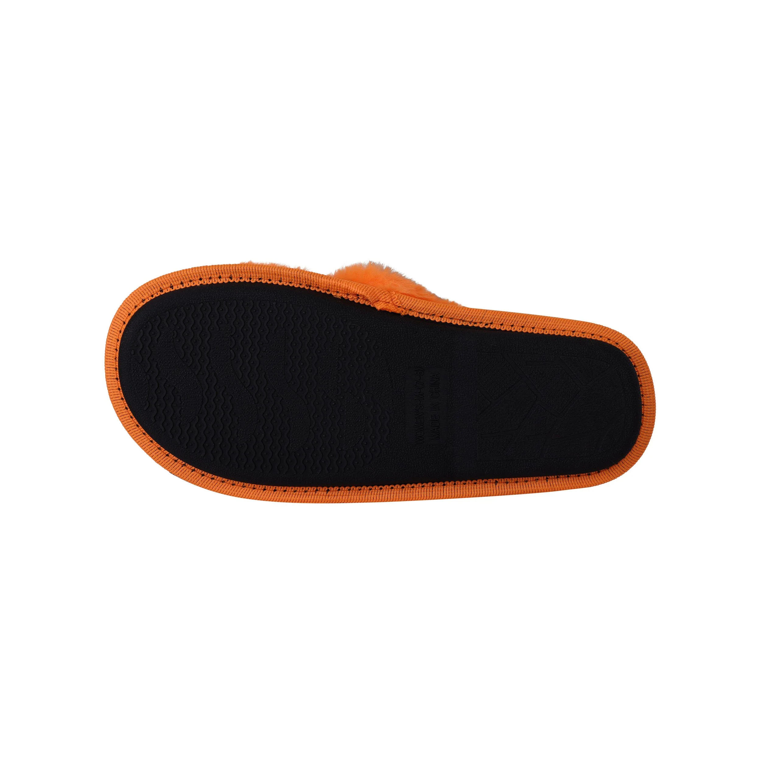 Denver Broncos NFL Womens Script Wordmark Fur Cross Slide - Image 5