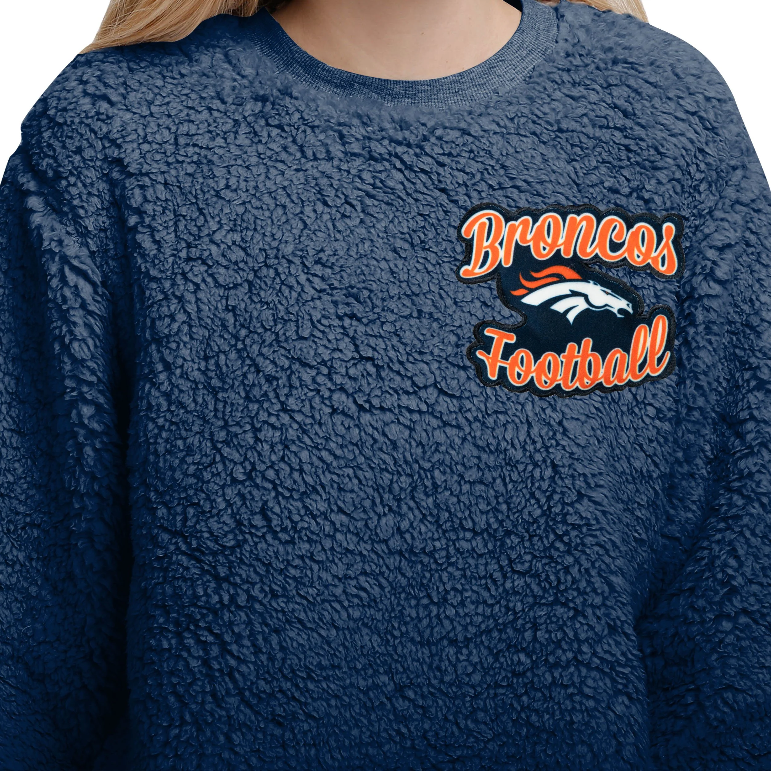 Denver Broncos NFL Womens Sherpa Lounge Set - Image 3