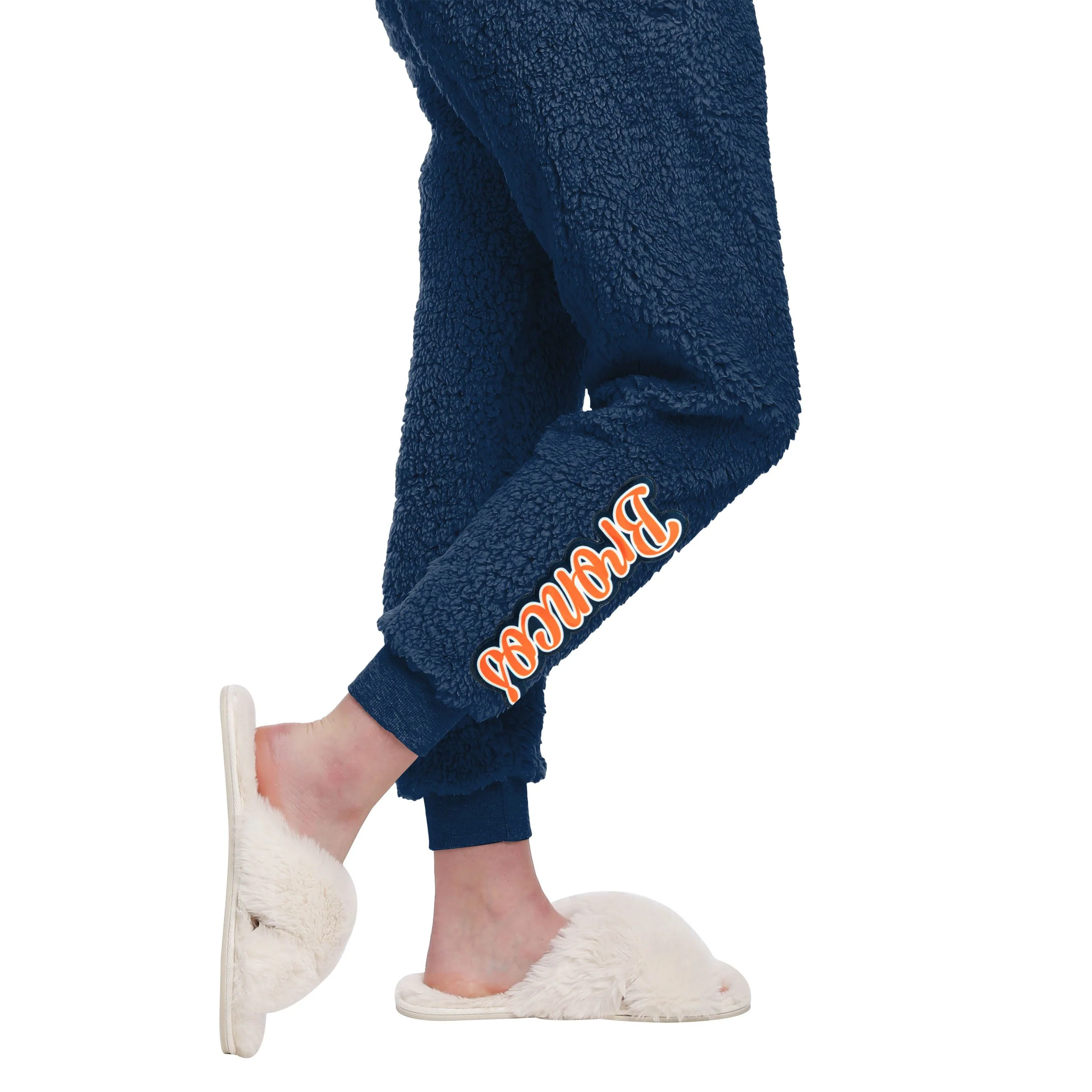Denver Broncos NFL Womens Sherpa Lounge Set - Image 5