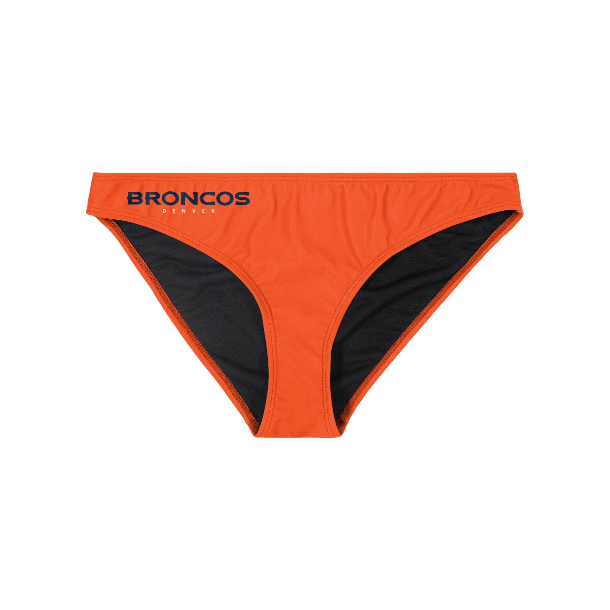 Denver Broncos NFL Womens Solid Wordmark Bikini Bottom - Image 2