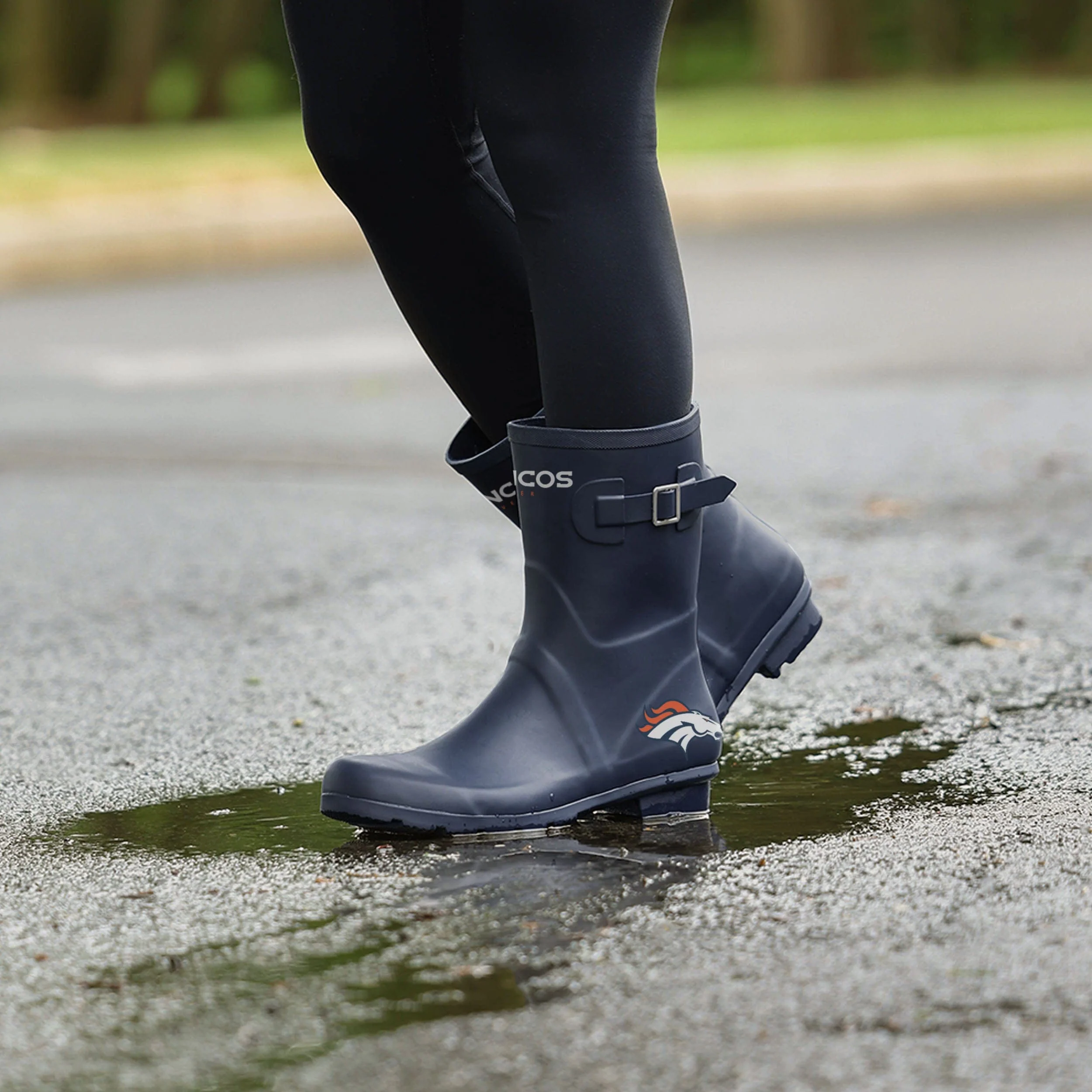 Denver Broncos NFL Womens Storm Ready Rain Boots - Image 3