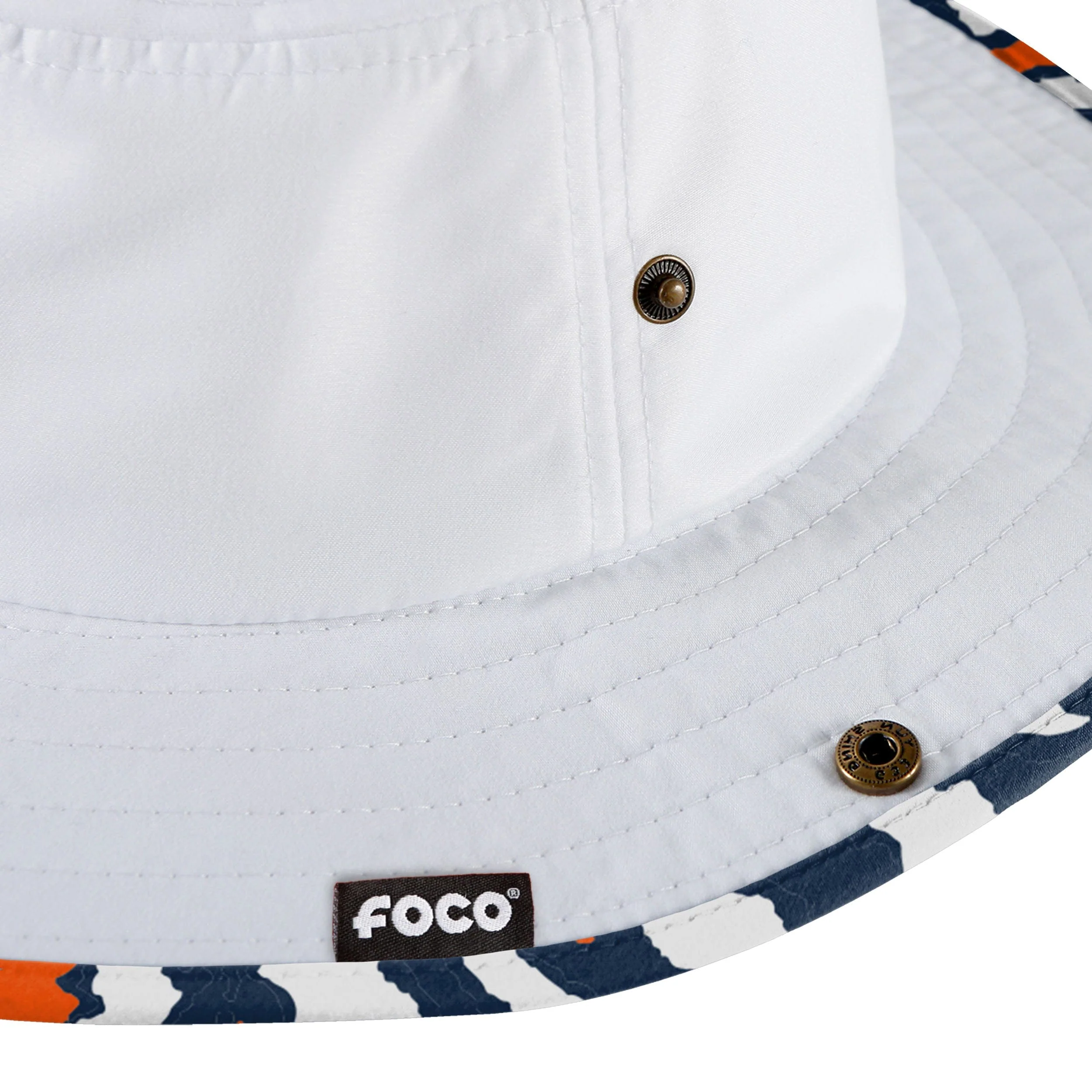 Denver Broncos NFL Womens White Hybrid Boonie Hat - Image 3