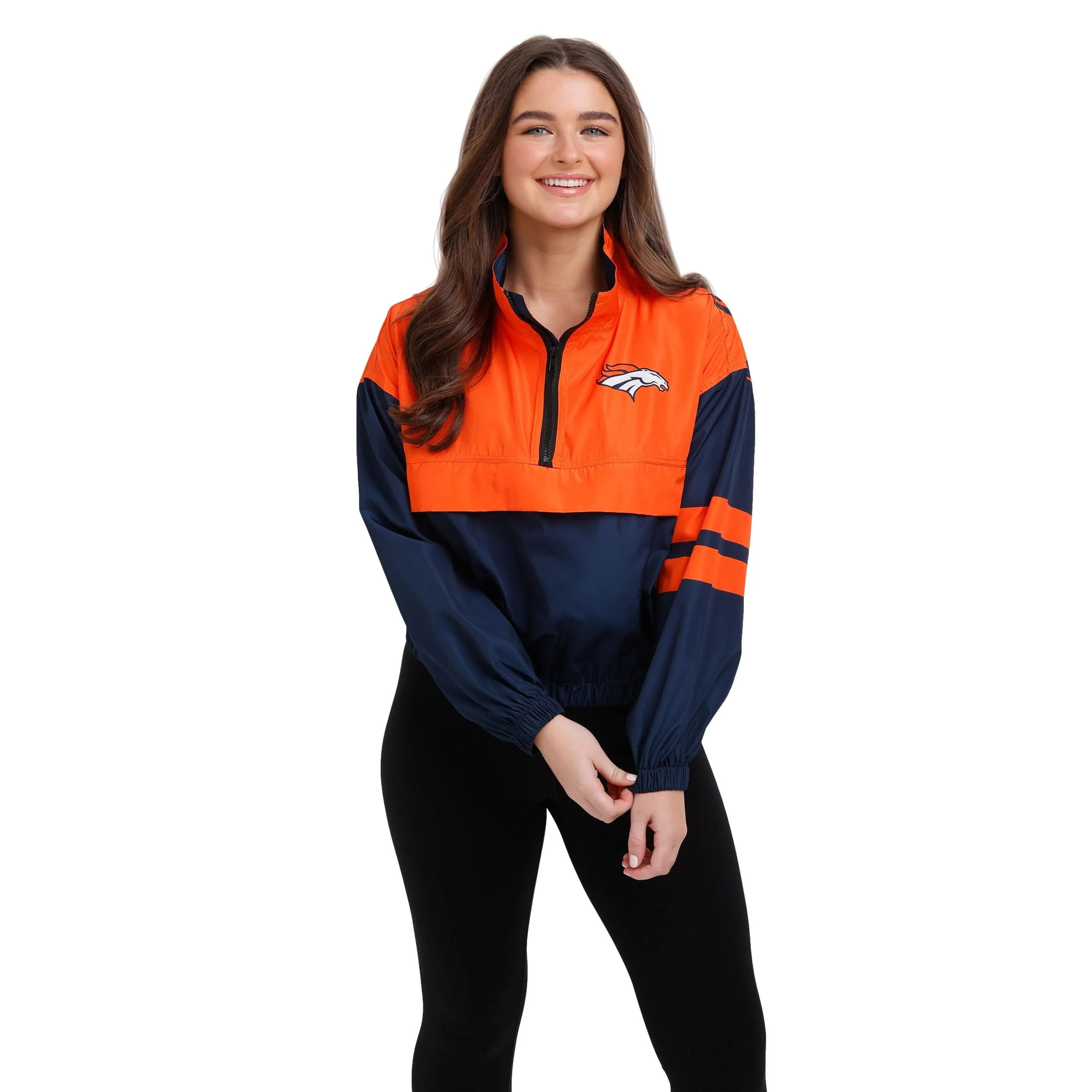 Denver Broncos NFL Womens Winning Play Windbreaker