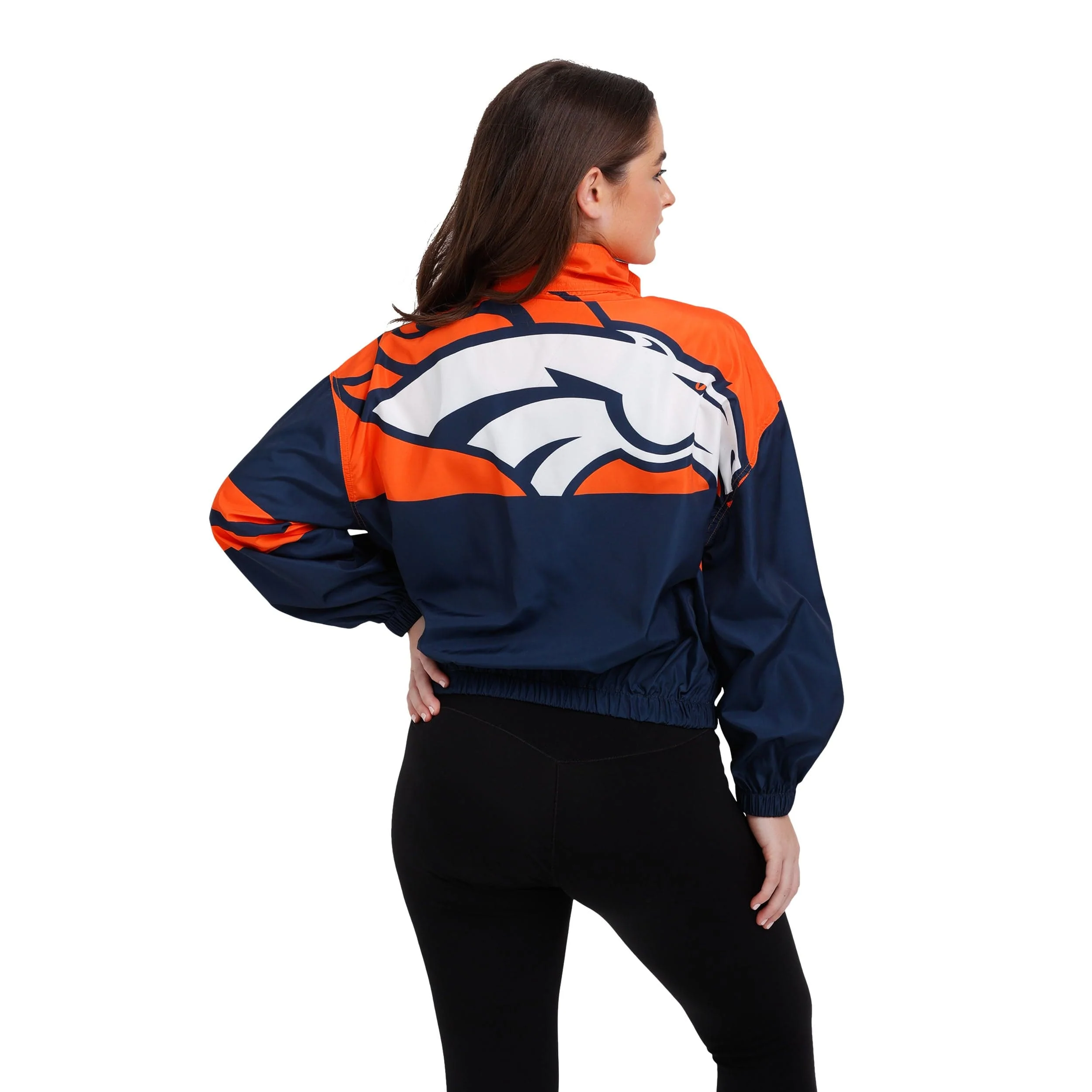 Denver Broncos NFL Womens Winning Play Windbreaker - Image 2