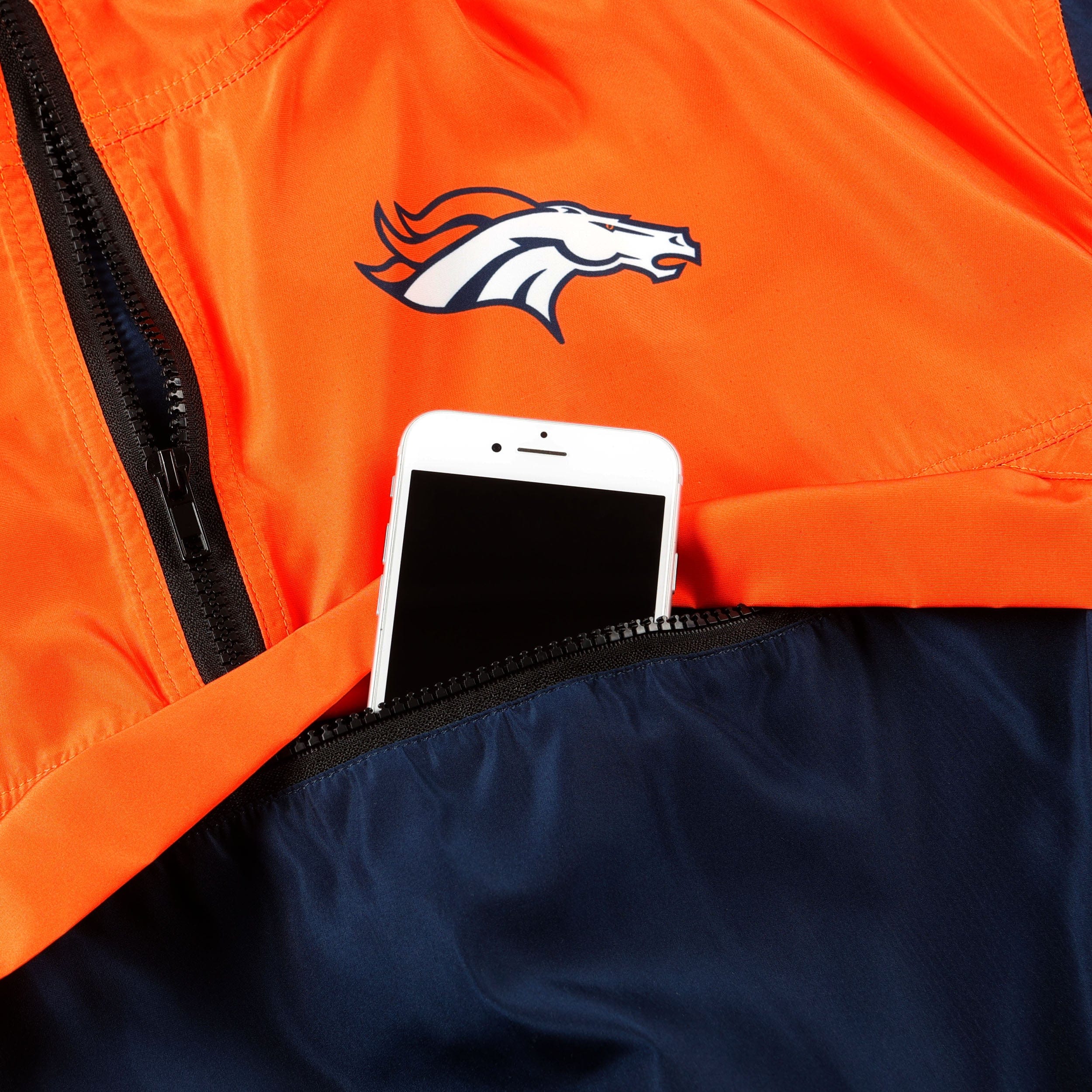 Denver Broncos NFL Womens Winning Play Windbreaker - Image 3