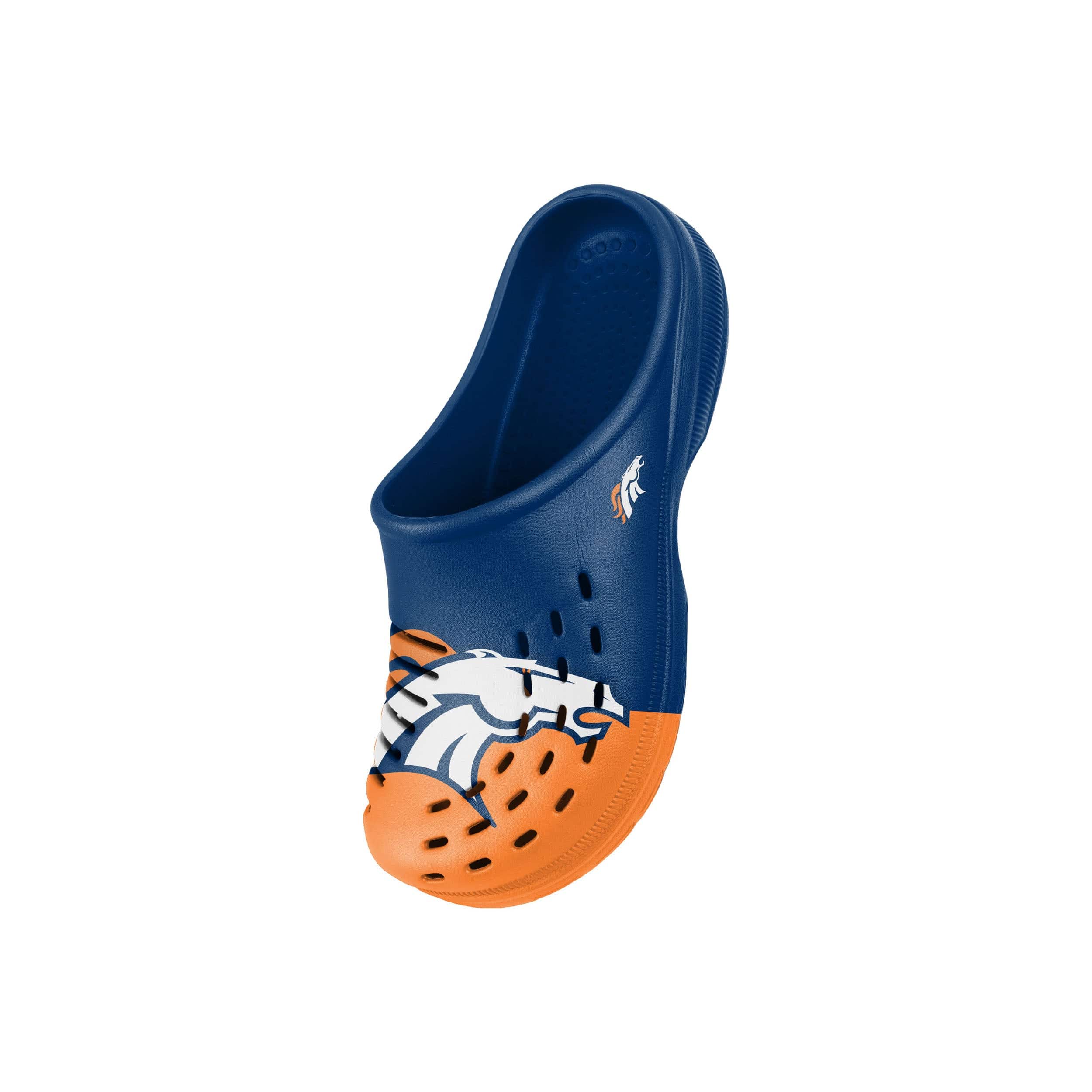 Denver Broncos NFL Youth Colorblock Big Logo Clog - Image 3