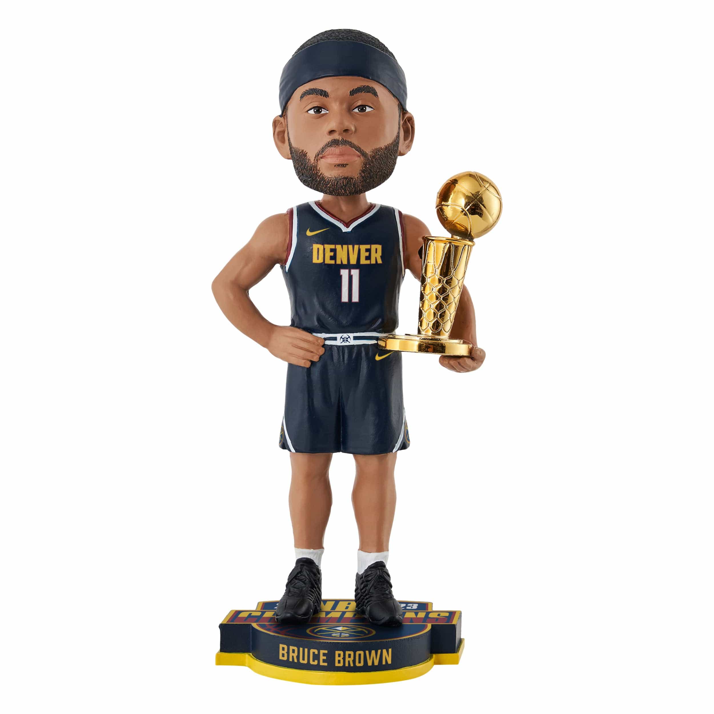 Denver Nuggets 2023 NBA Champions Bruce Brown Bobblehead