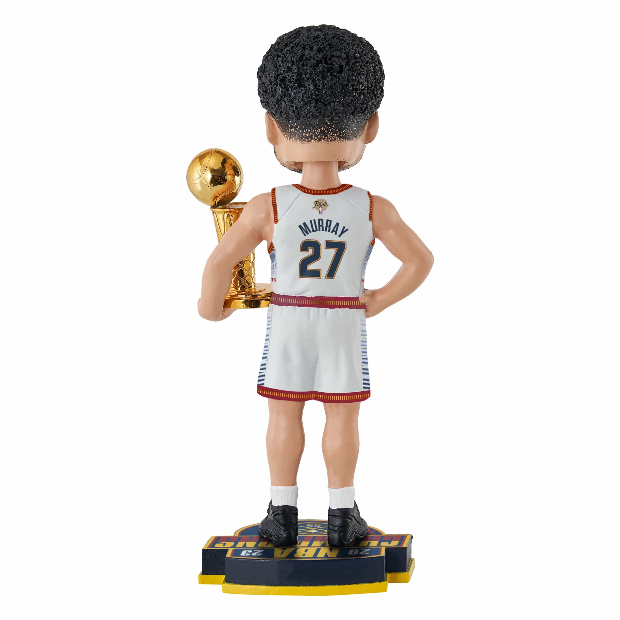 Denver Nuggets 2023 NBA Champions Jamal Murray City Edition Jersey Bobblehead - Image 2