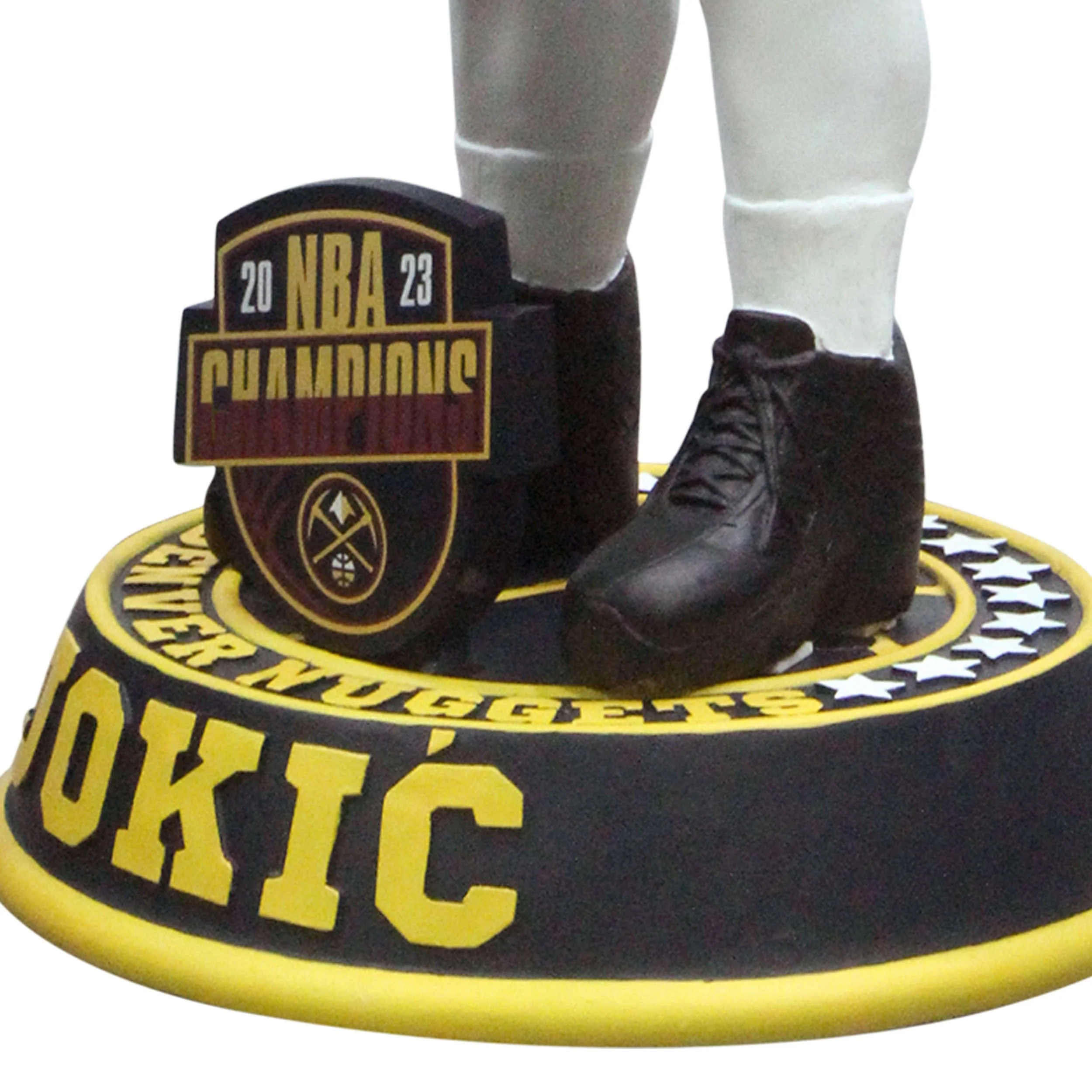 Denver Nuggets 2023 NBA Champions Nikola Jokic 3 Ft Bobblehead - Image 3
