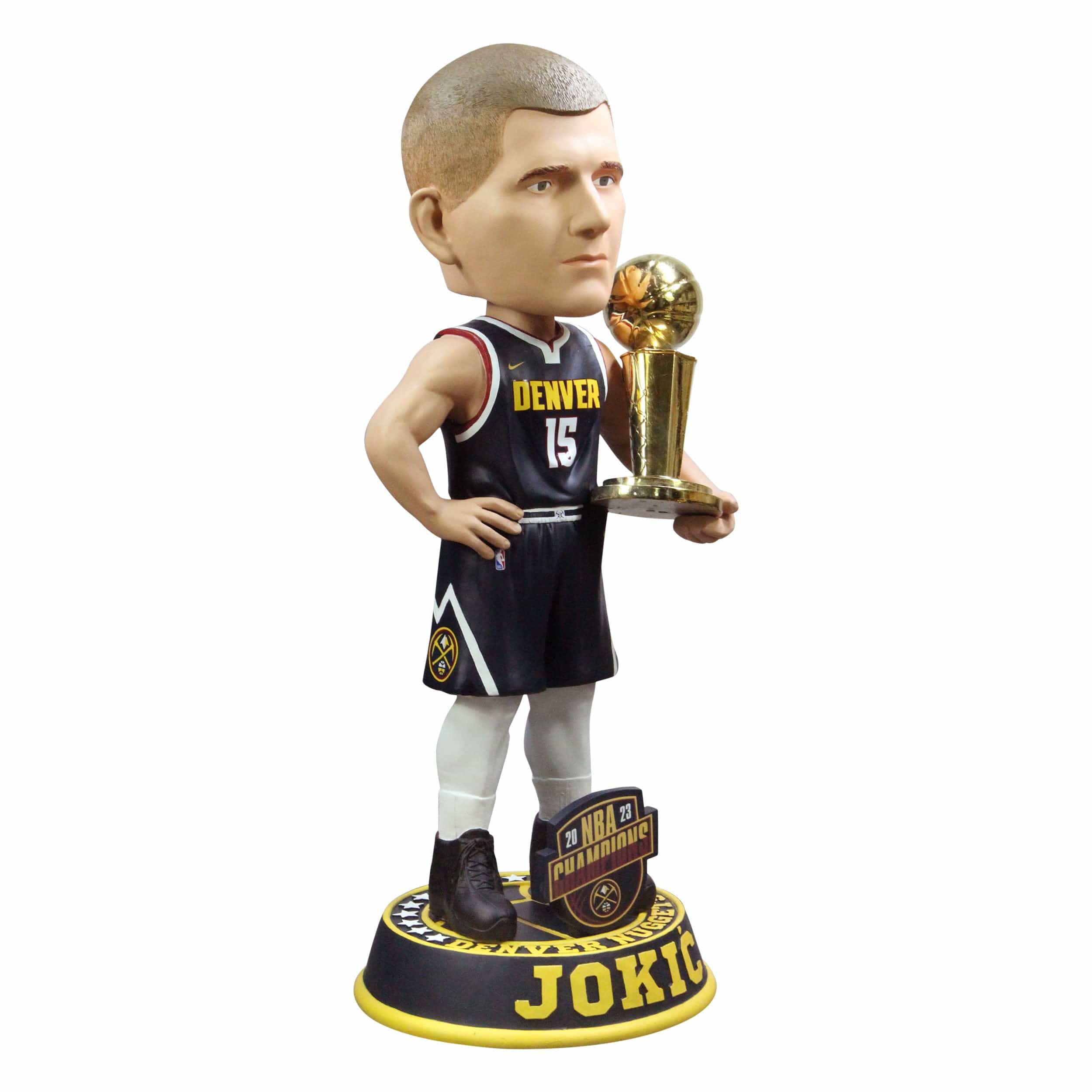 Denver Nuggets 2023 NBA Champions Nikola Jokic 3 Ft Bobblehead - Image 4