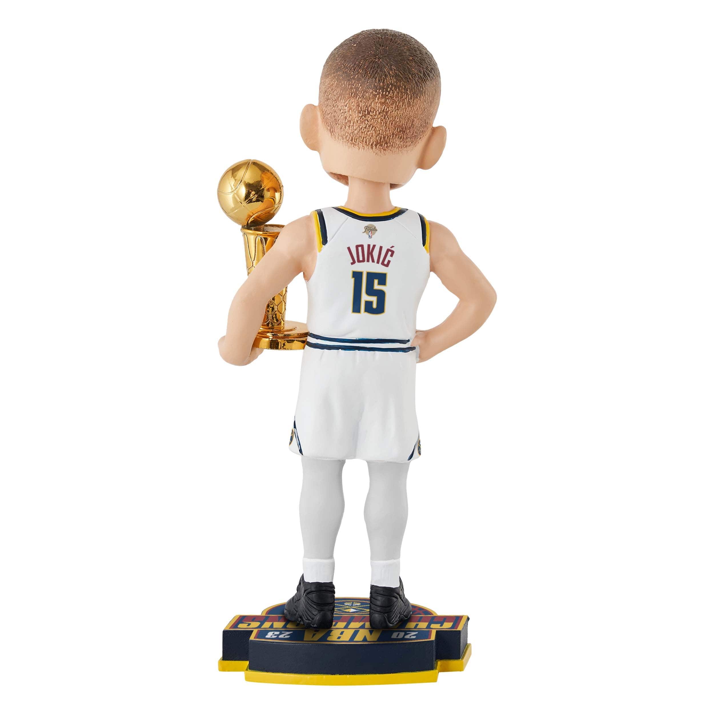 Denver Nuggets 2023 NBA Champions Nikola Jokic Alternate Uniform Bobblehead - Image 2