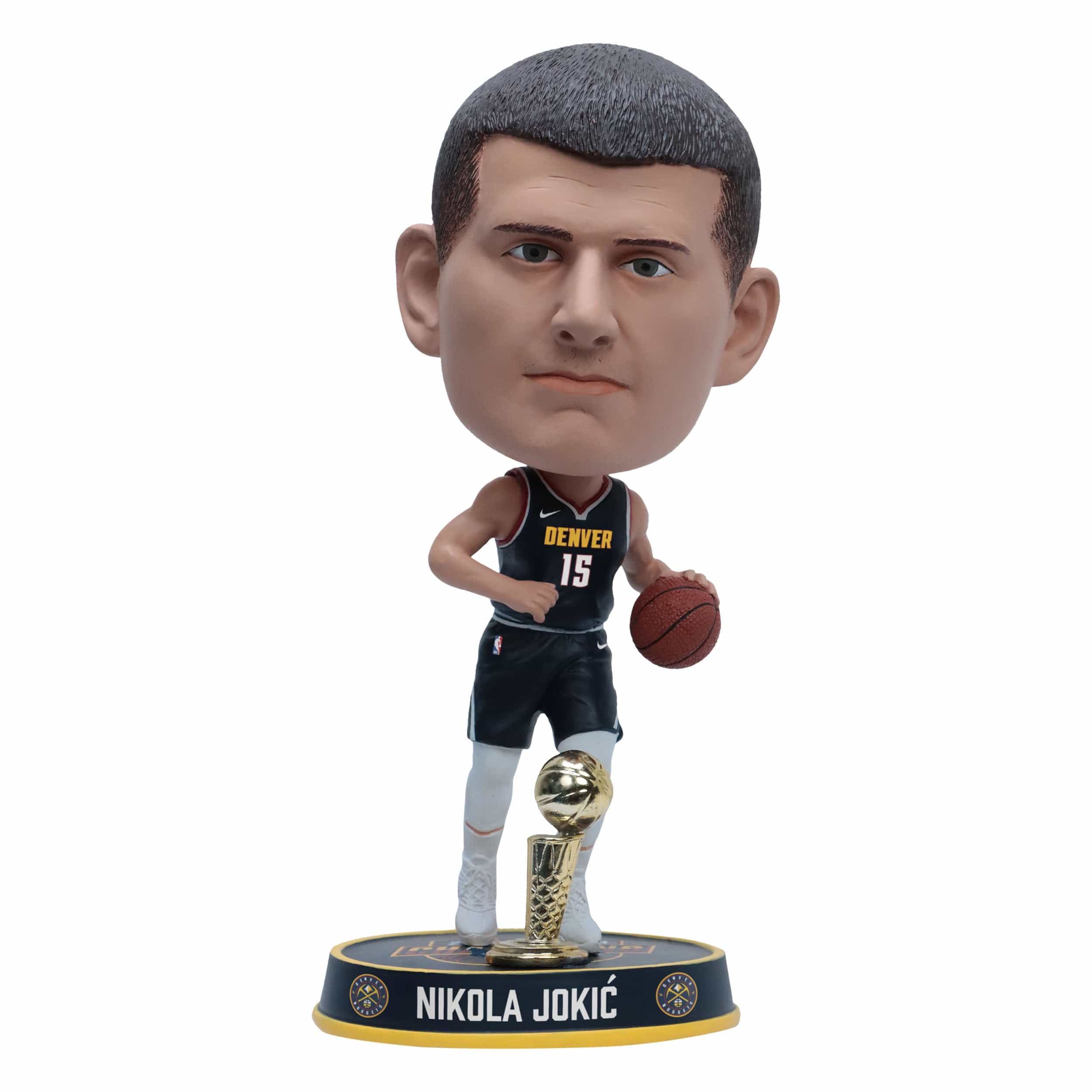 Denver Nuggets 2023 NBA Champions Nikola Jokic Bighead Bobblehead
