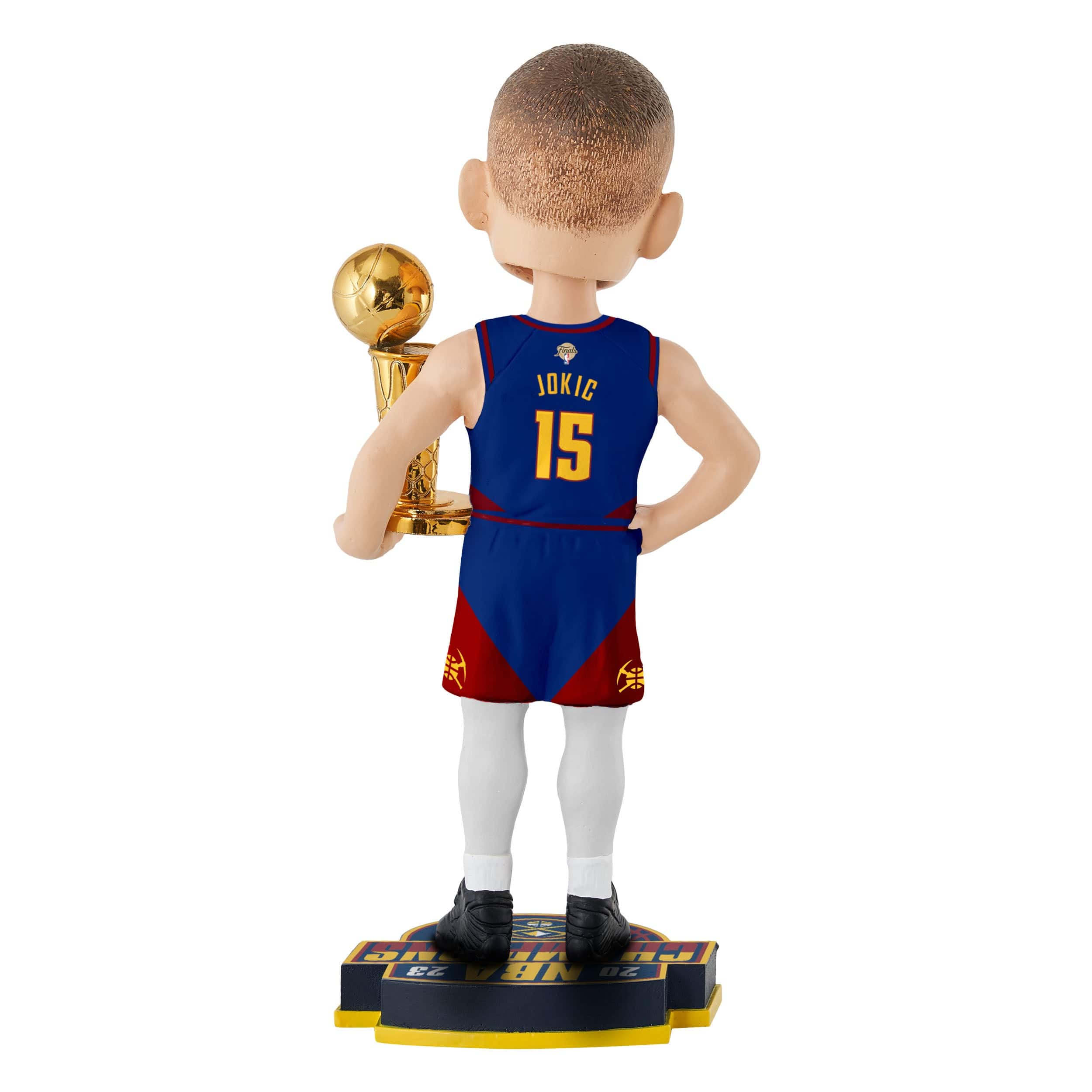 Denver Nuggets 2023 NBA Champions Nikola Jokic Statement Jersey Bobblehead - Image 2