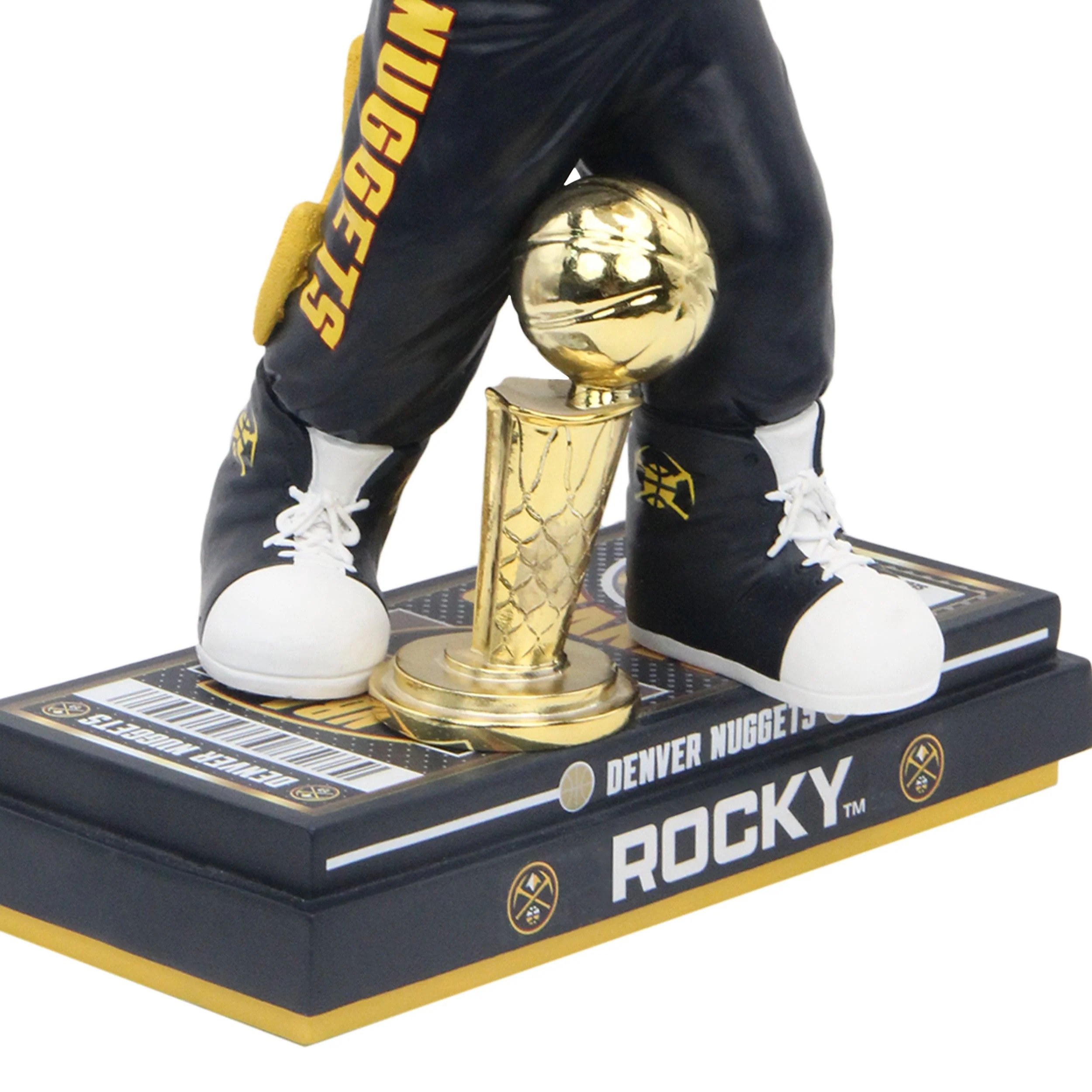 Denver Nuggets 2023 NBA Champions SuperMascot Rocky 18 in Mascot Bobblehead - Image 3