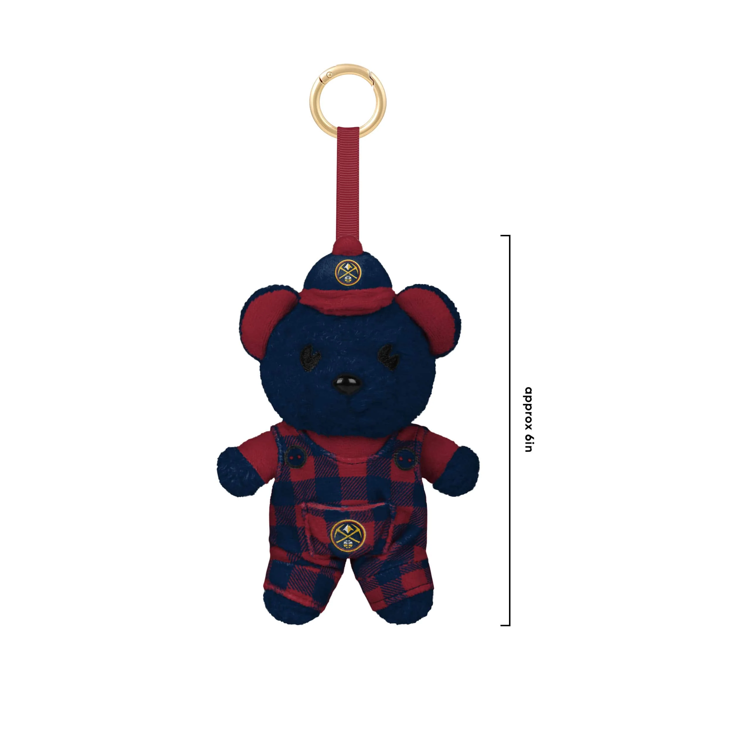 Denver Nuggets NBA FOOCOOS Plush Bag Charm Keychain Blind Box Series 1 (PREORDER - SHIPS MID JULY) - Image 3