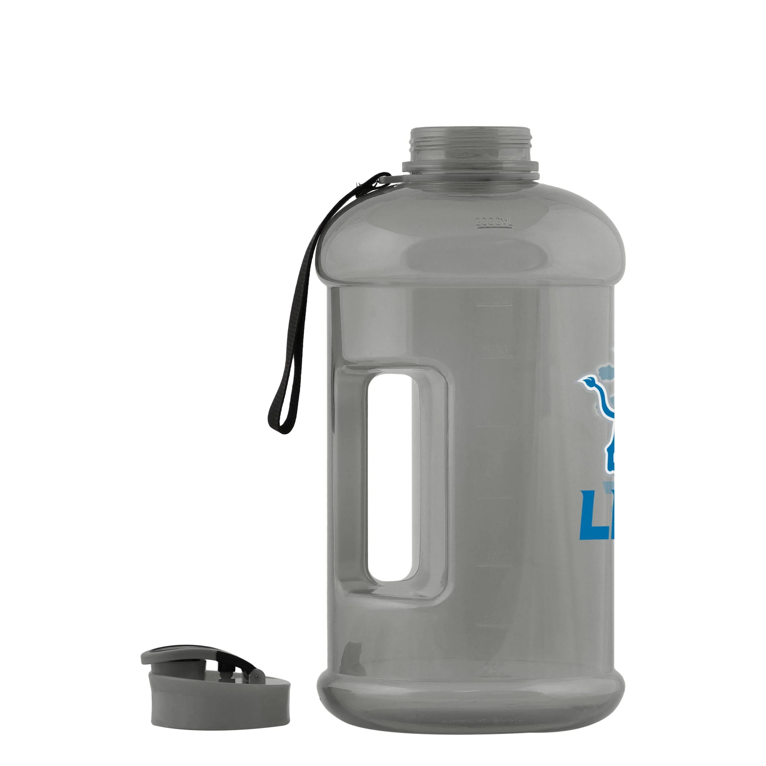 Detroit Lions Large NFL Team Color Clear Sports Bottle - Image 3