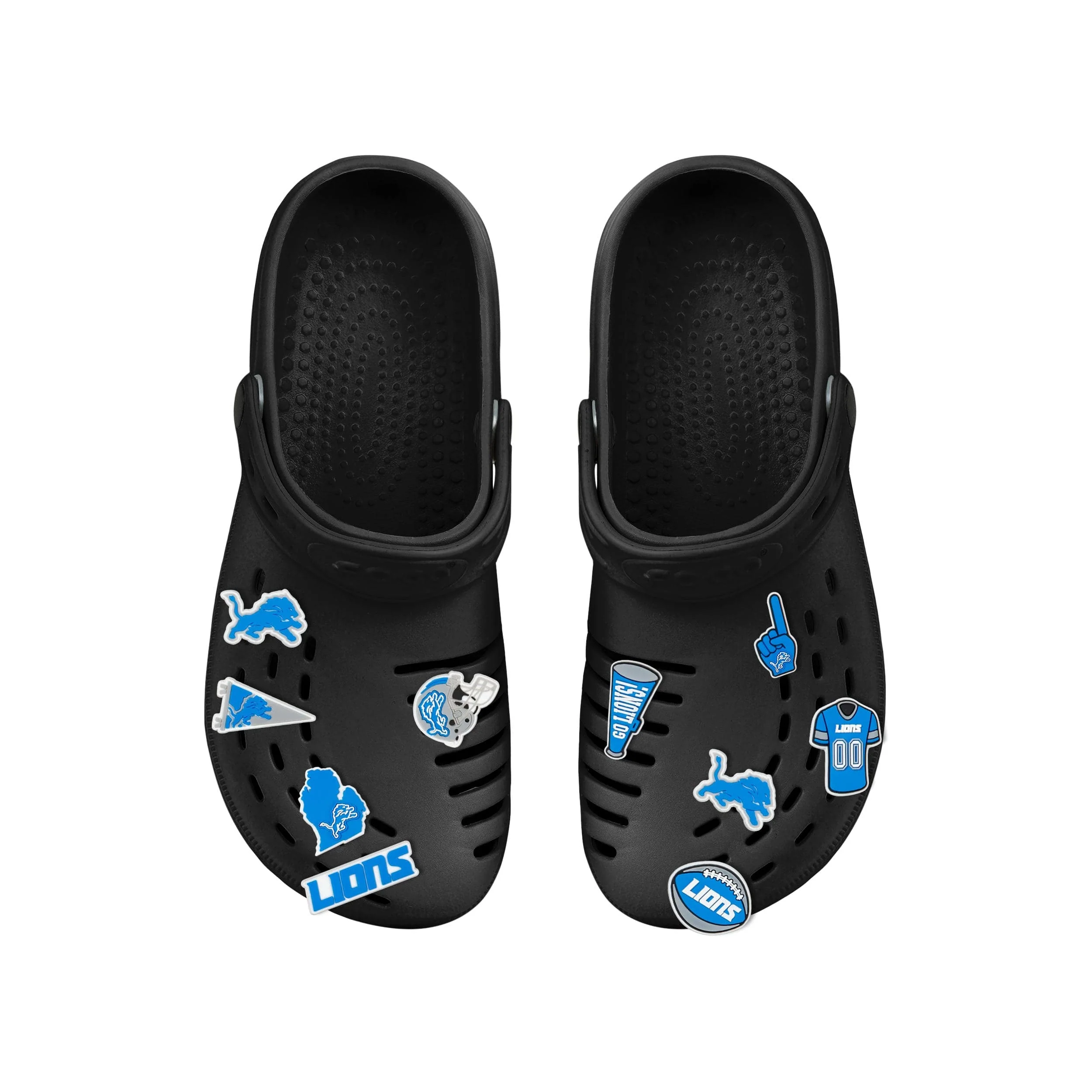 Detroit Lions NFL 10 Pack Team Clog Charms - Image 4