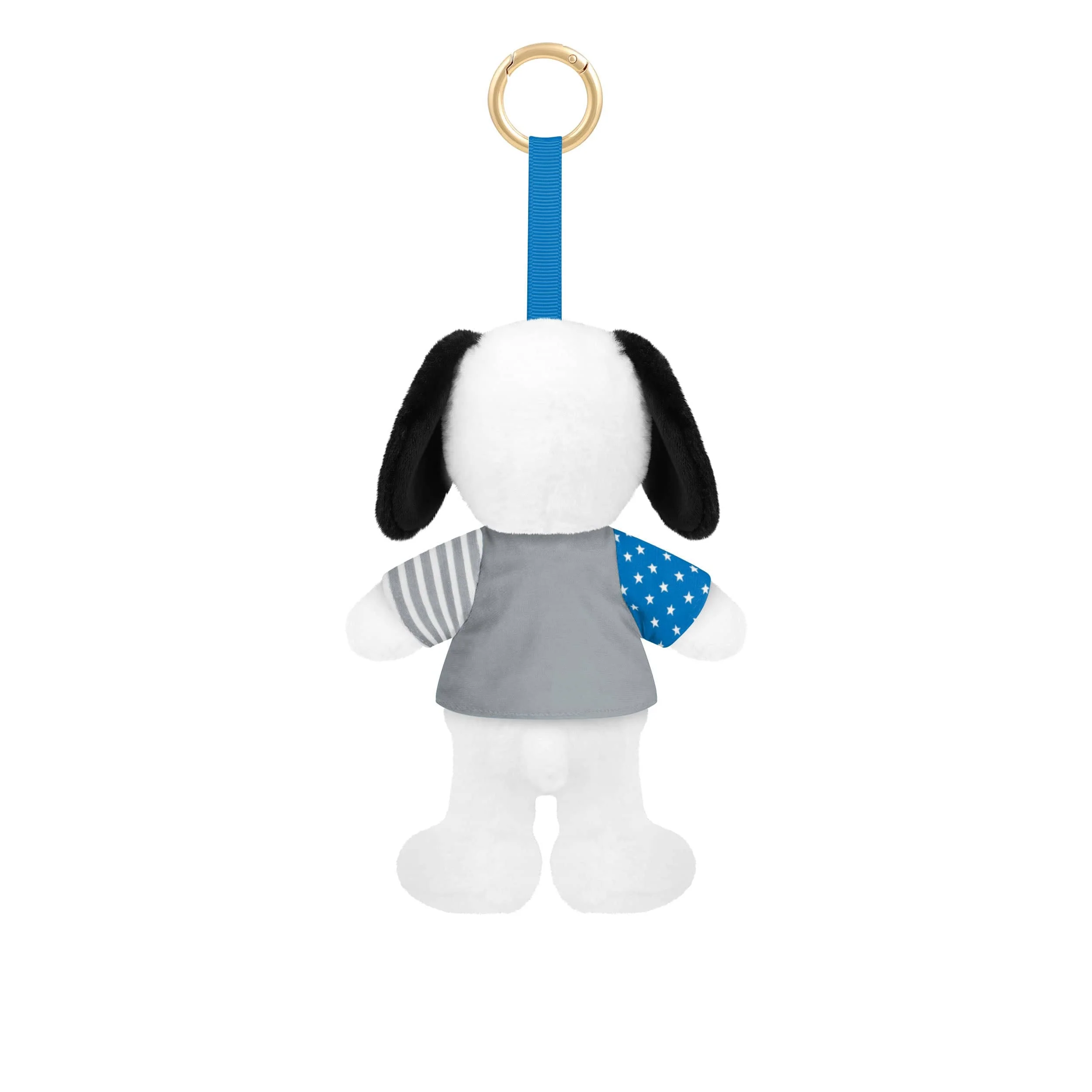 Detroit Lions NFL Americana Plush Snoopy Peanuts Bag Charm Keychain - Image 2
