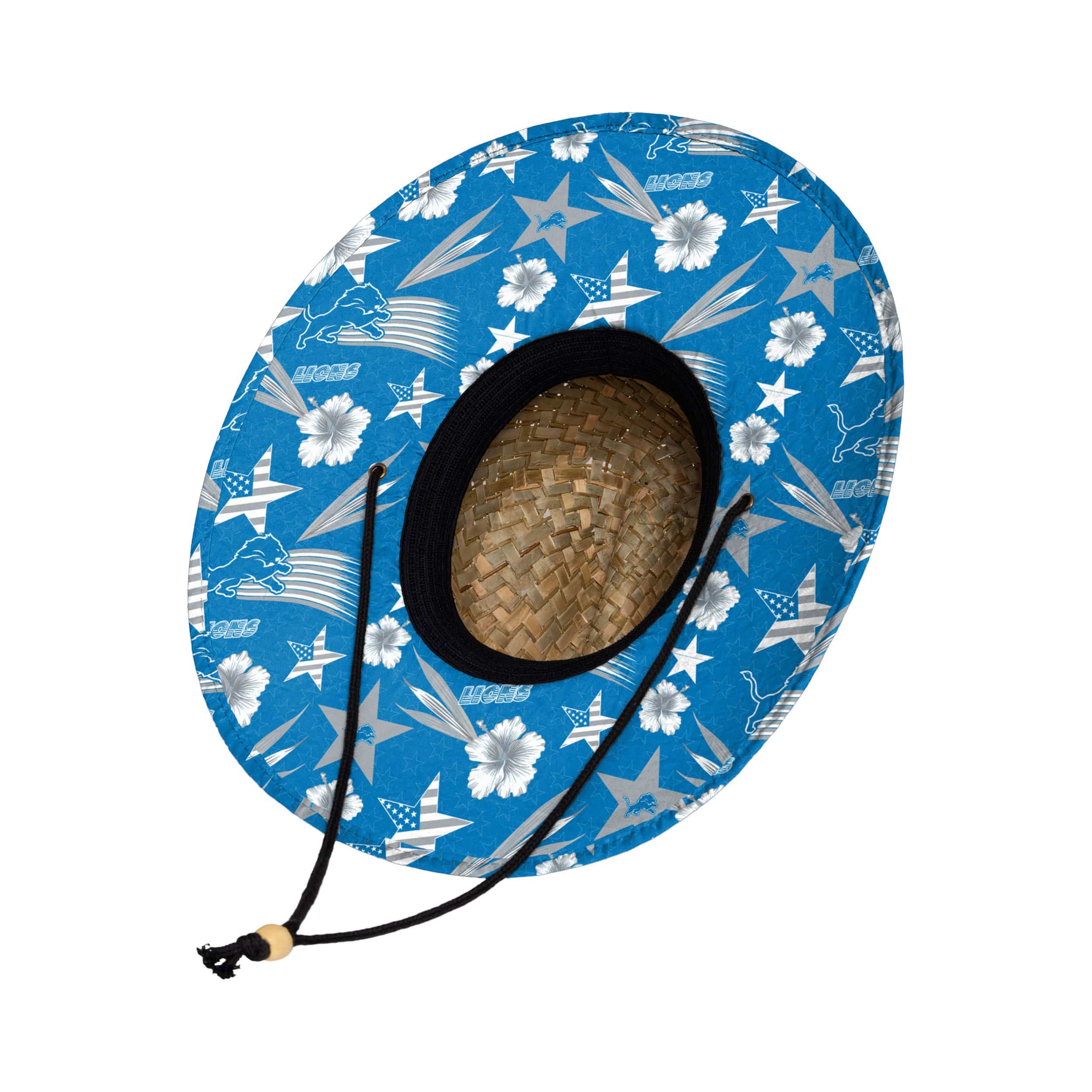 Detroit Lions NFL Americana Straw Hat - Image 2