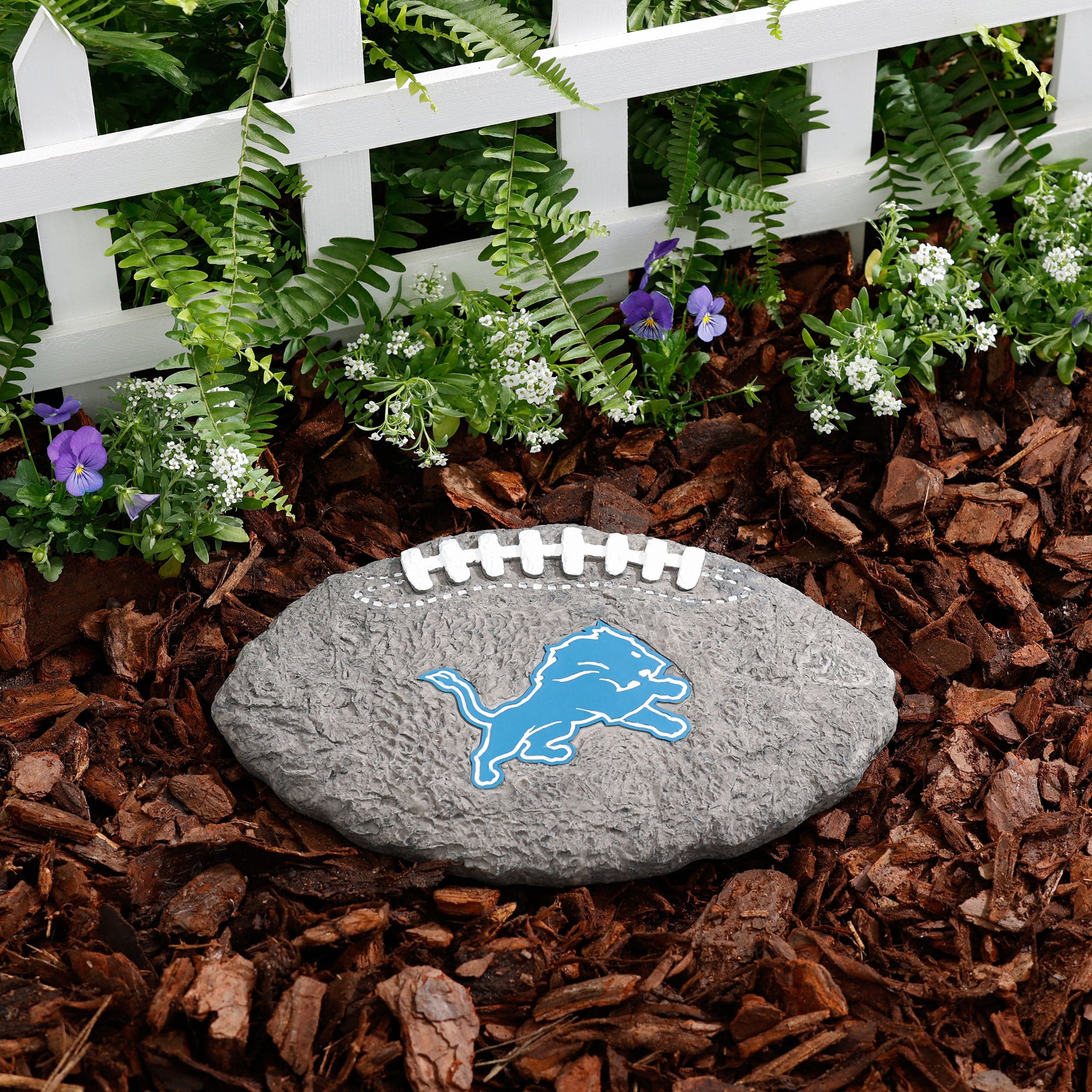 Detroit Lions NFL Ball Garden Stone - Image 2