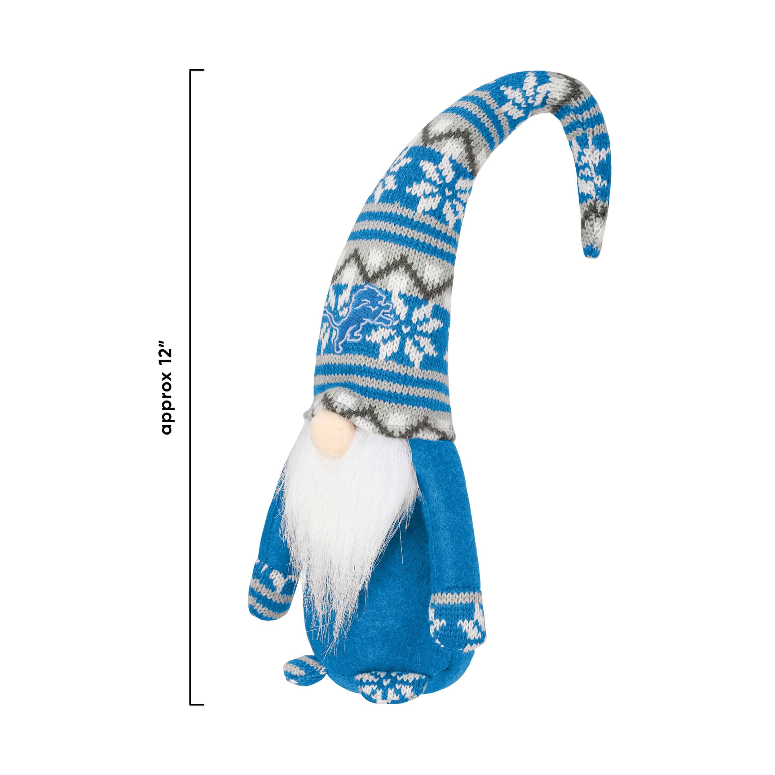 Detroit Lions NFL Bent Hat Plush Gnome - Image 3