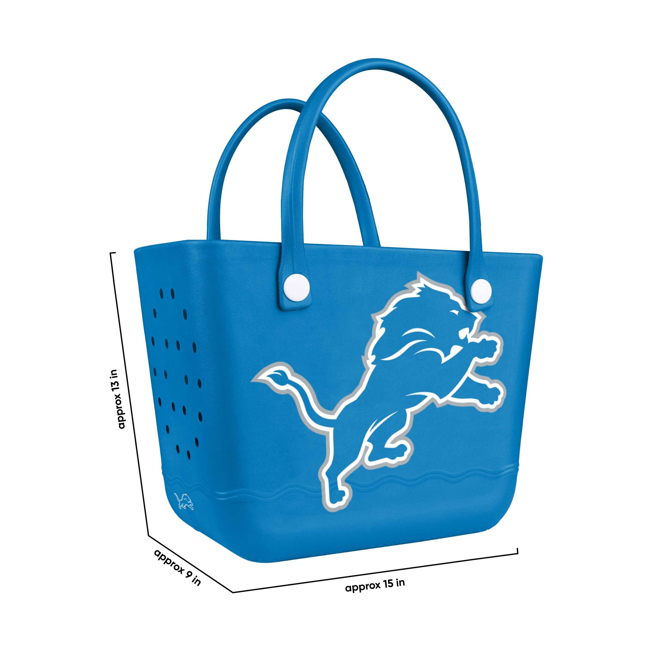 Detroit Lions NFL Big Logo Tailgate Tote Bag - Image 3