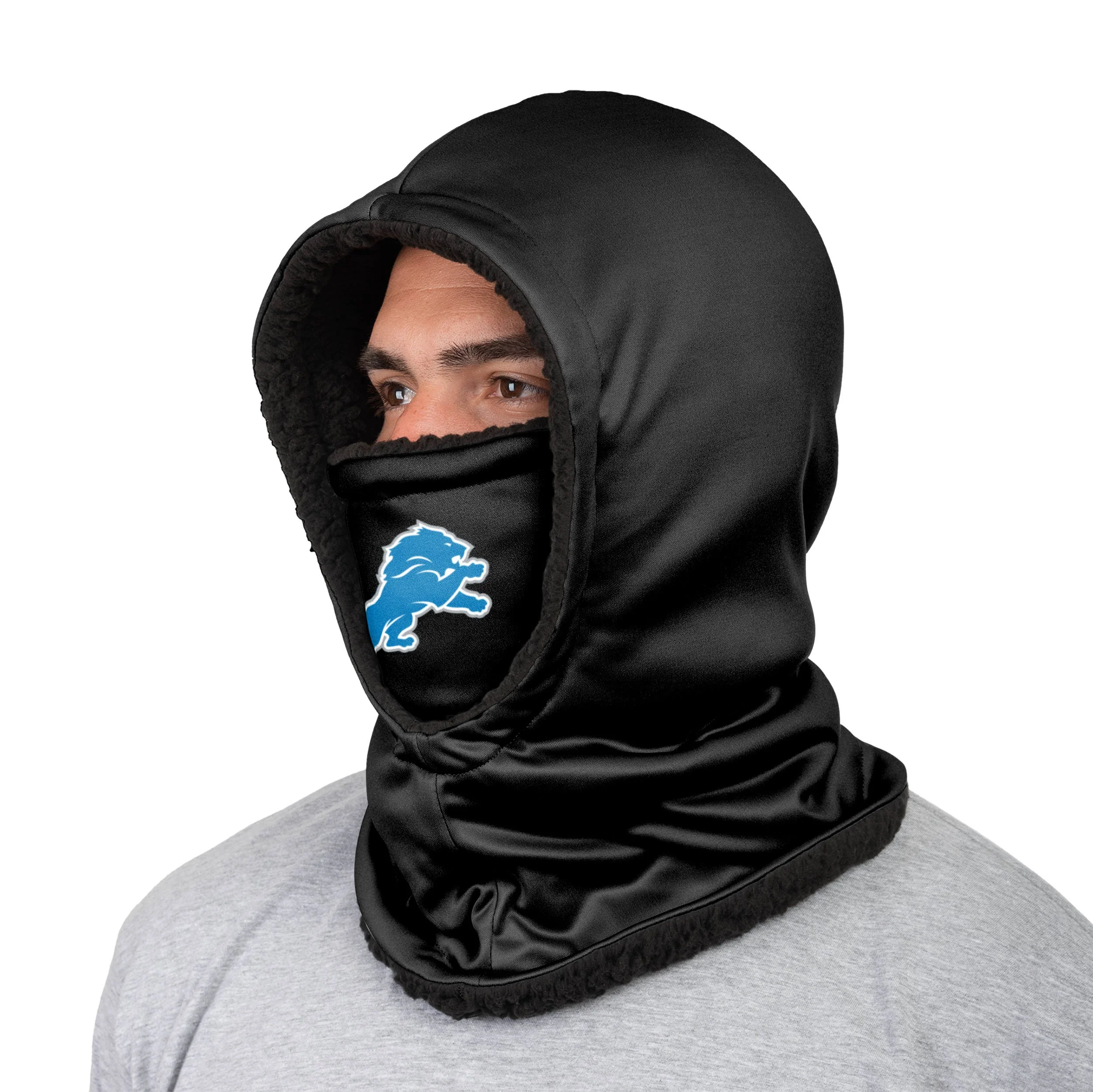 Detroit Lions NFL Black Hooded Gaiter - Image 3