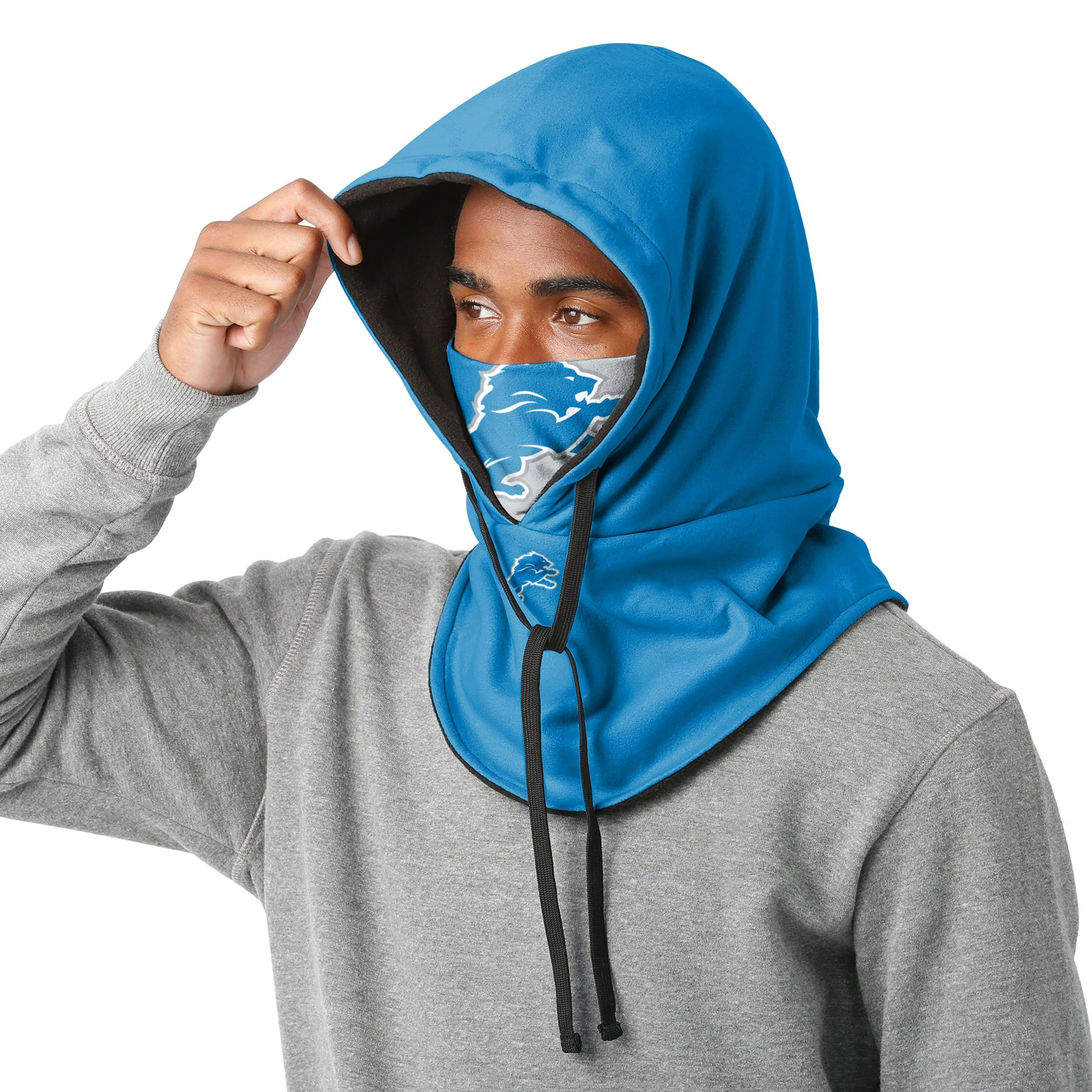 Detroit Lions NFL Drawstring Hooded Gaiter - Image 3