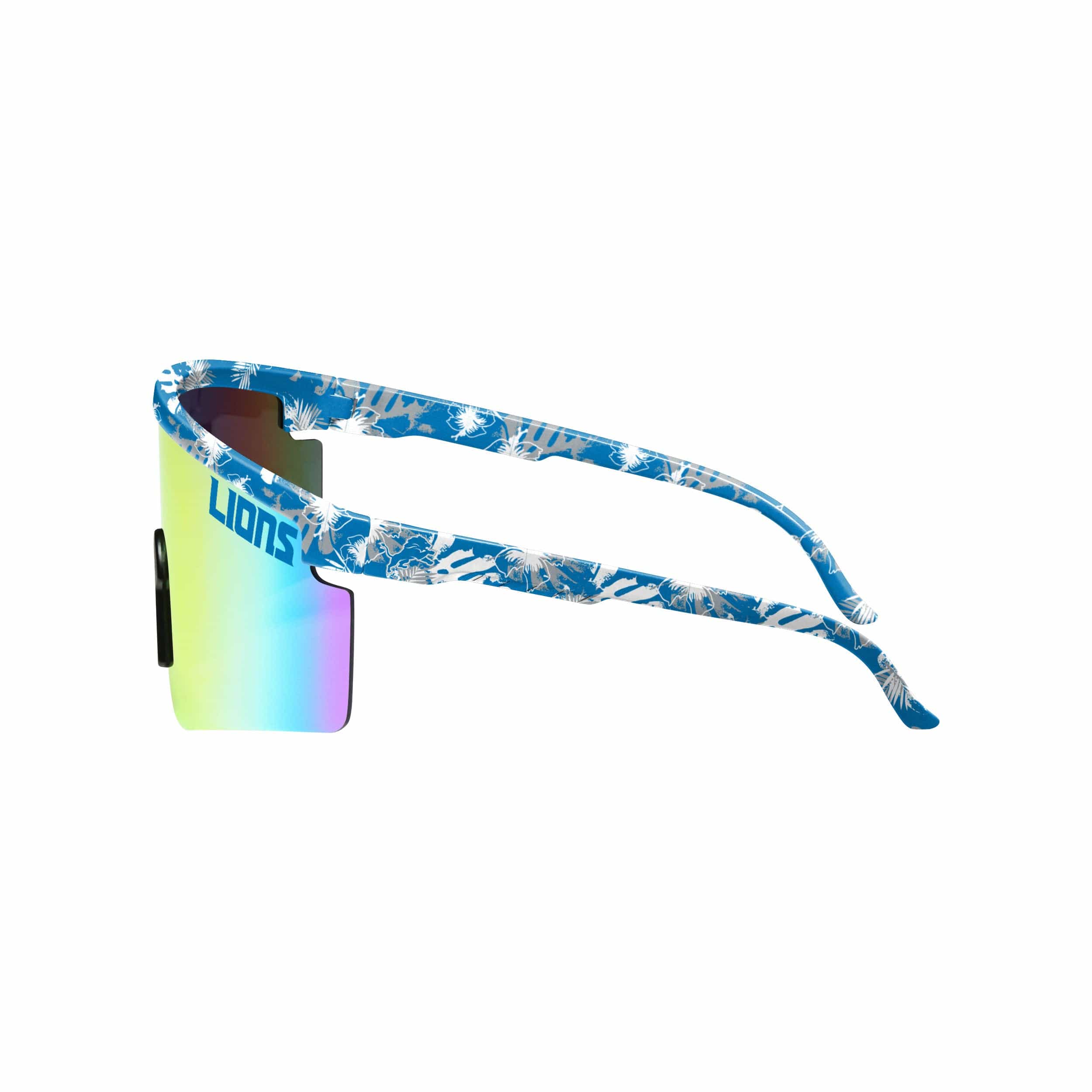 Detroit Lions NFL Floral Large Frame Sunglasses - Image 3