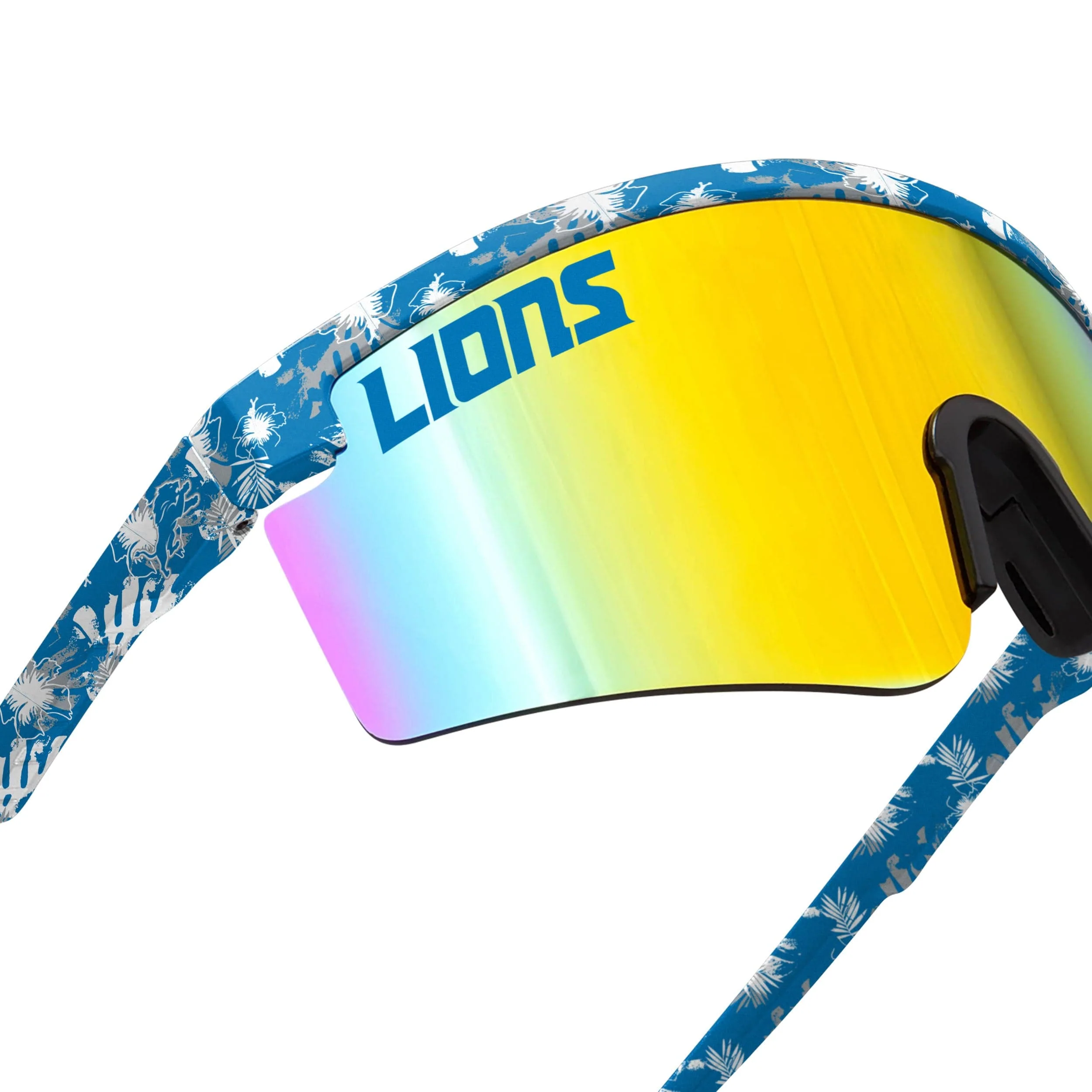 Detroit Lions NFL Floral Large Frame Sunglasses - Image 4