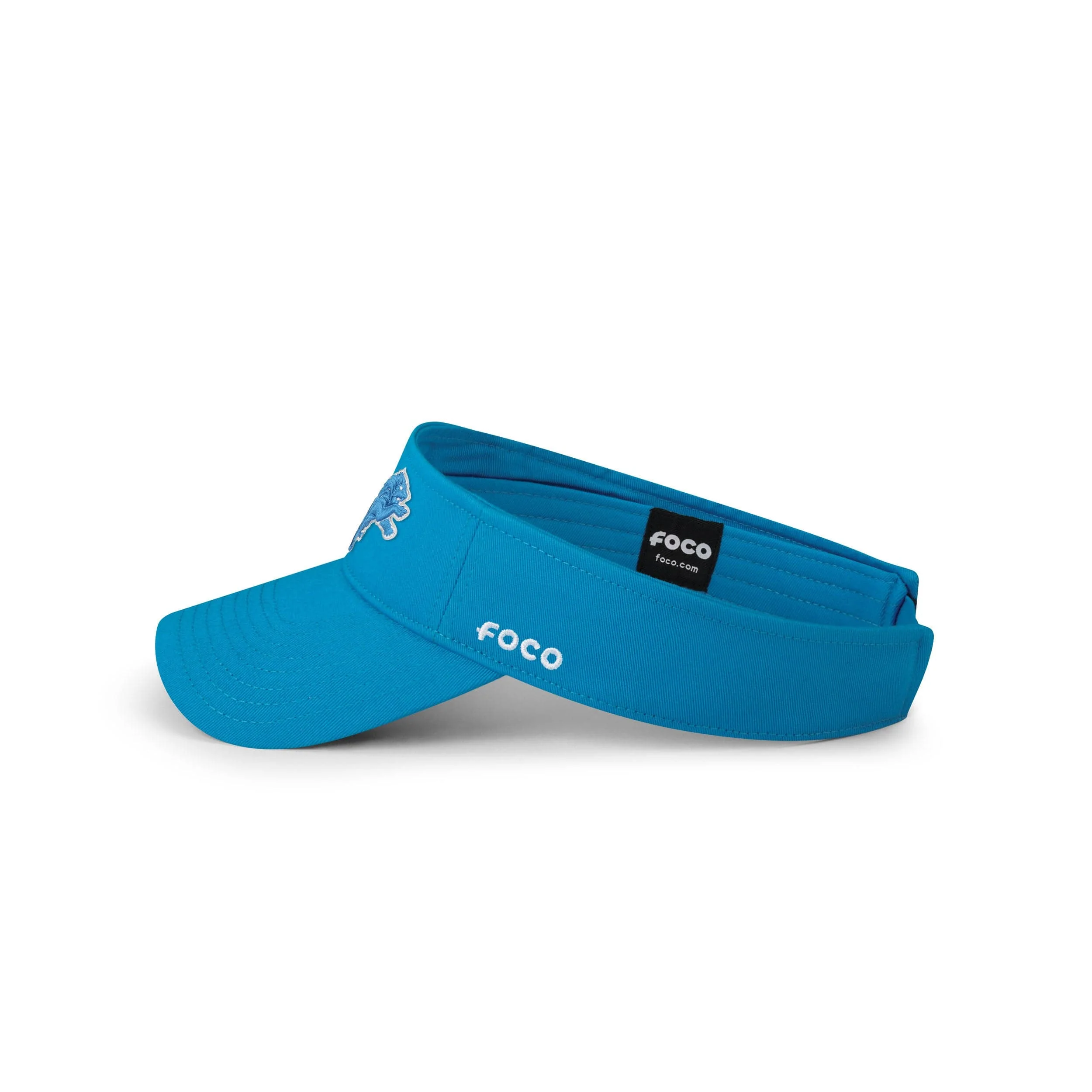 Detroit Lions NFL Glacier Blue Primary Logo Visor - Image 2