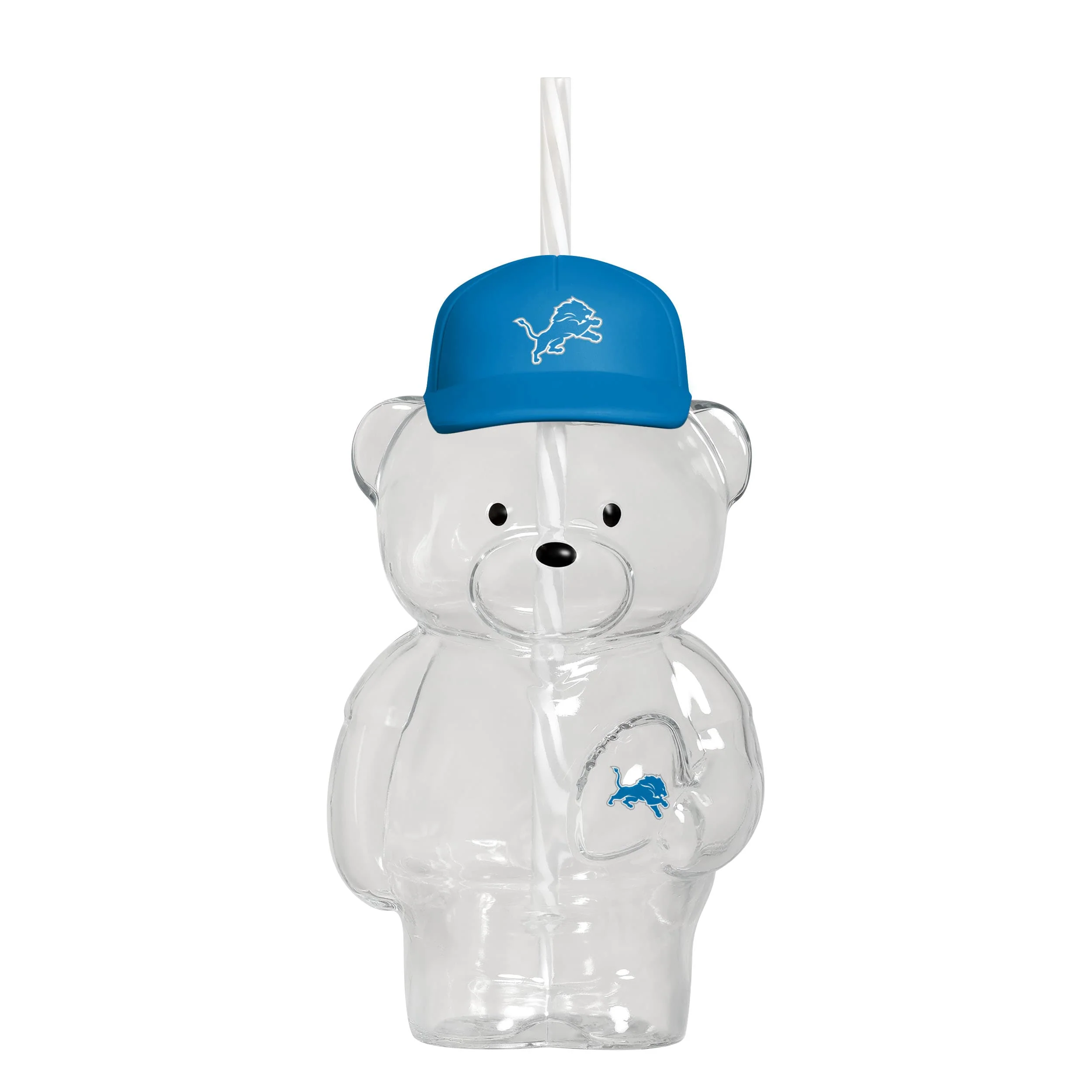 Detroit Lions NFL Glass Bear Tumbler (PREORDER - SHIPS LATE JUNE)
