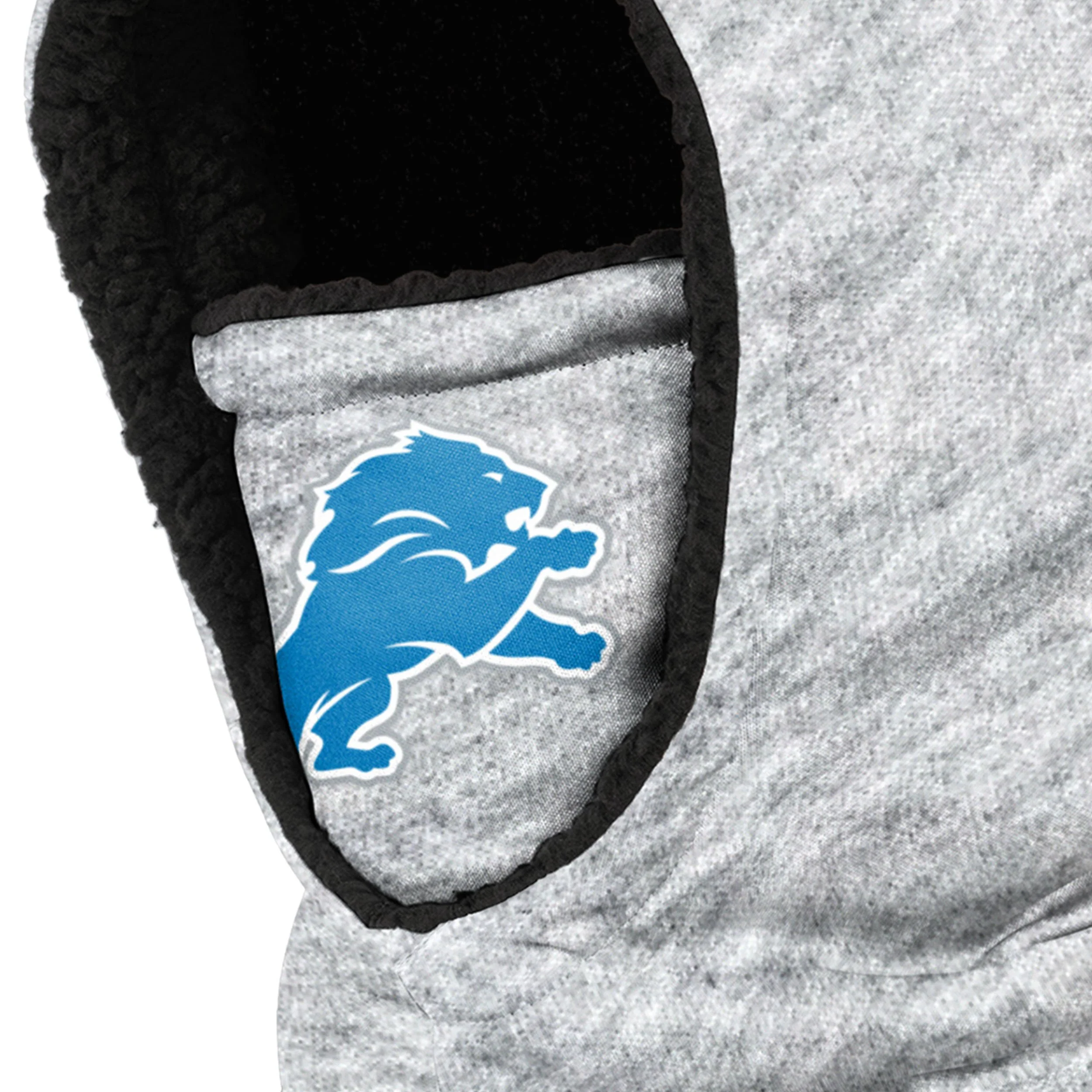 Detroit Lions NFL Heather Grey Big Logo Hooded Gaiter - Image 3