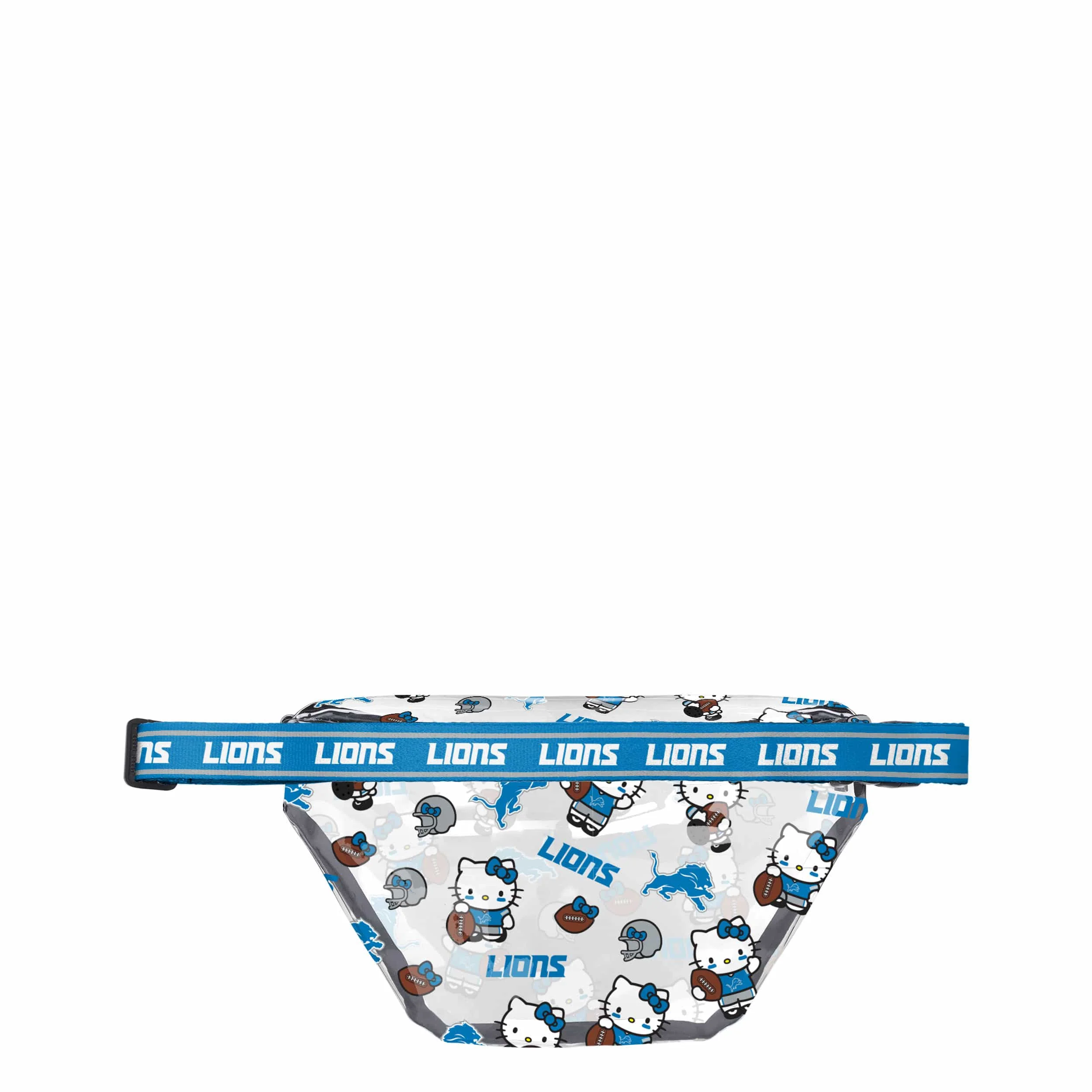 Detroit Lions NFL Hello Kitty® Clear Fanny Pack (PREORDER - SHIPS MID JULY) - Image 2
