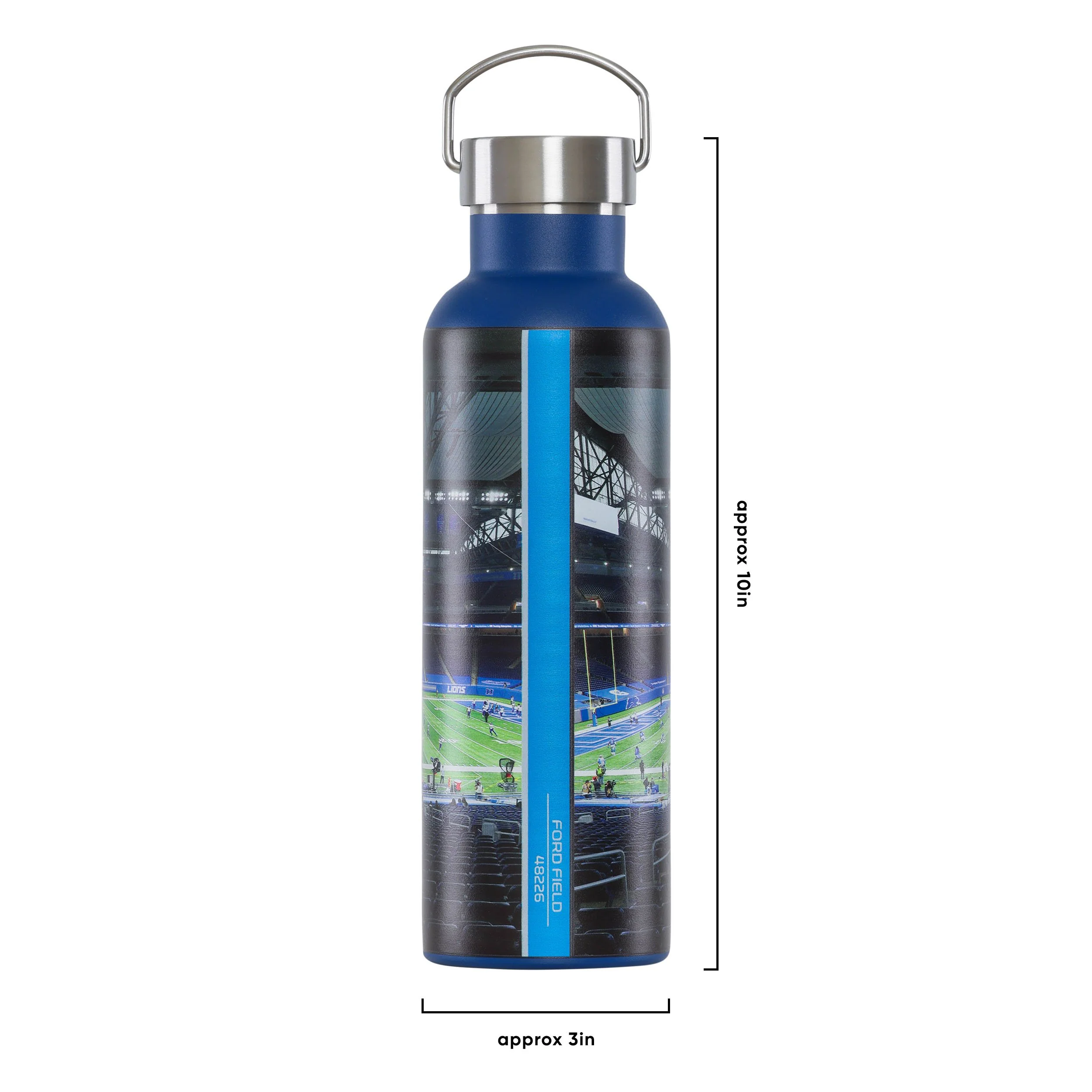 Detroit Lions NFL Home Field Hydration 25 oz Bottle - Image 5