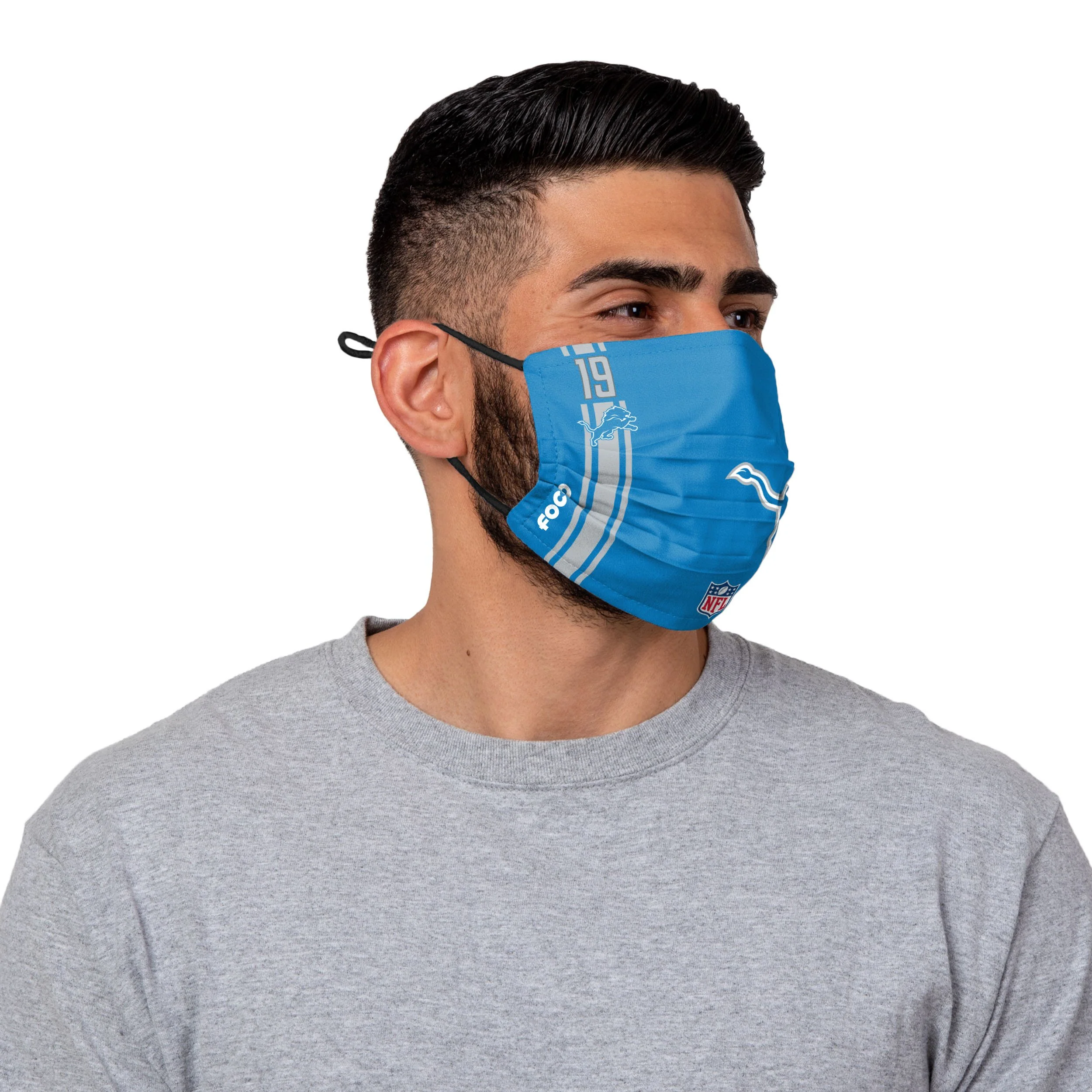Detroit Lions NFL Kenny Golladay On-Field Sideline Logo Face Cover - Image 2
