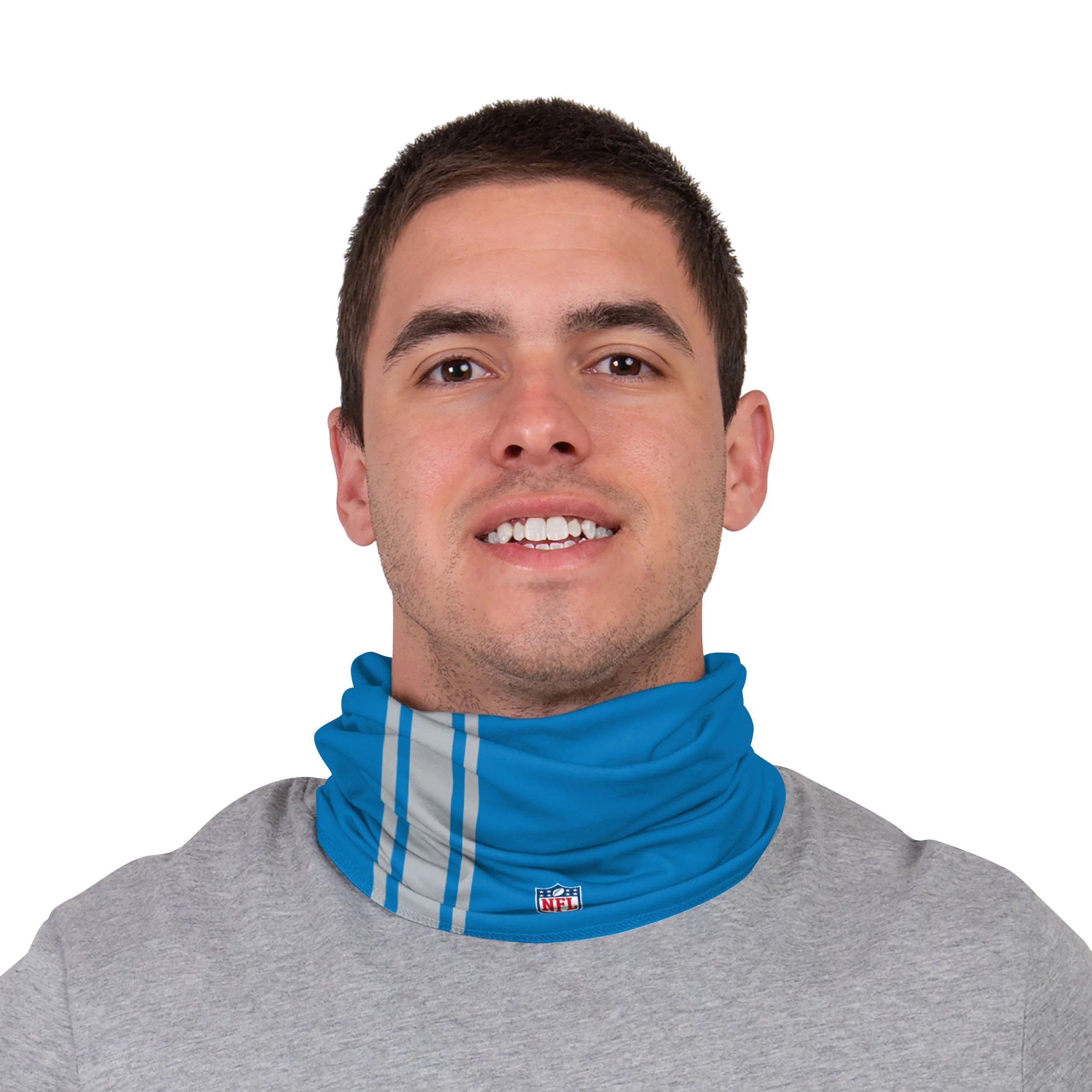 Detroit Lions NFL Kenny Golladay On-Field Sideline Logo Gaiter Scarf - Image 2