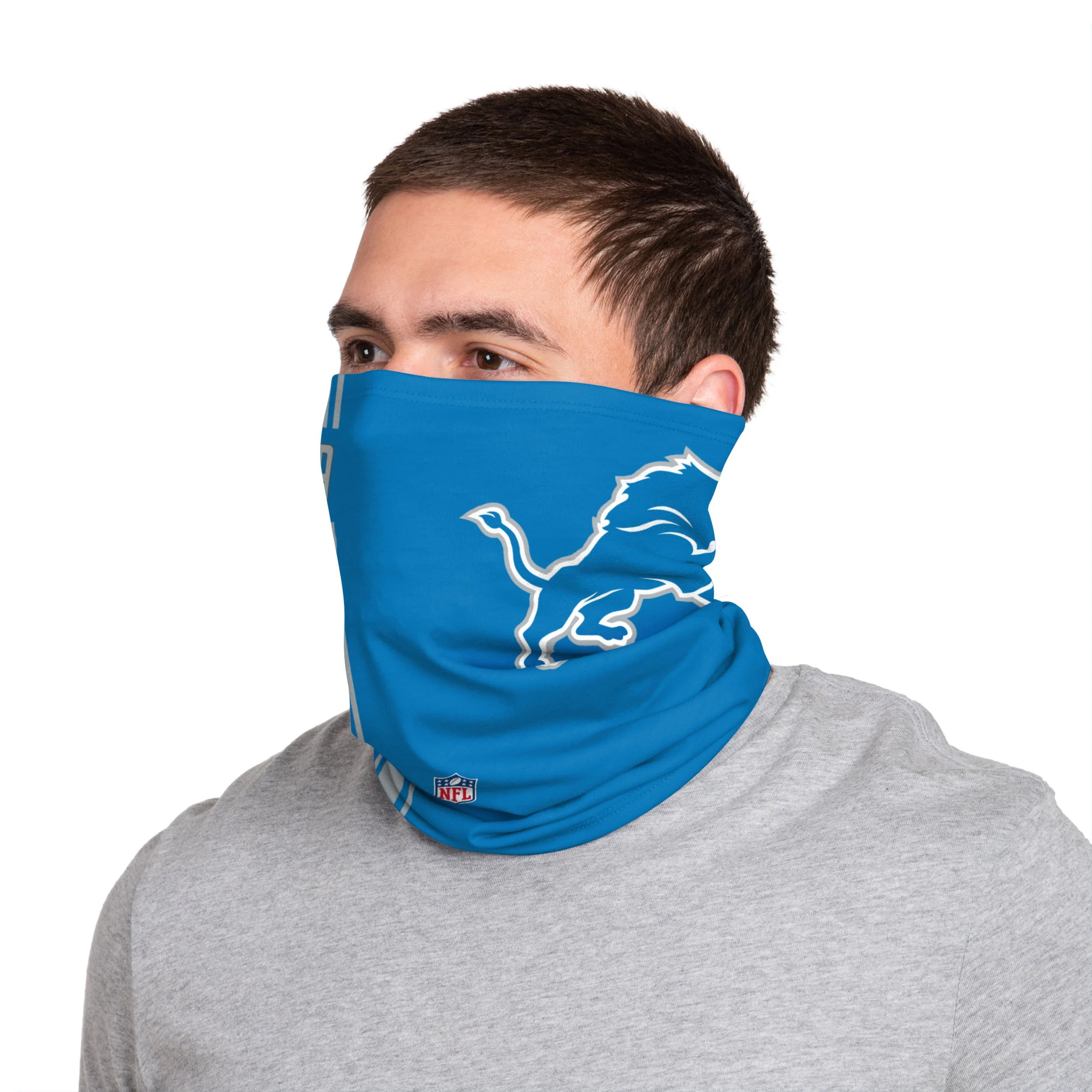 Detroit Lions NFL Kenny Golladay On-Field Sideline Logo Gaiter Scarf - Image 3