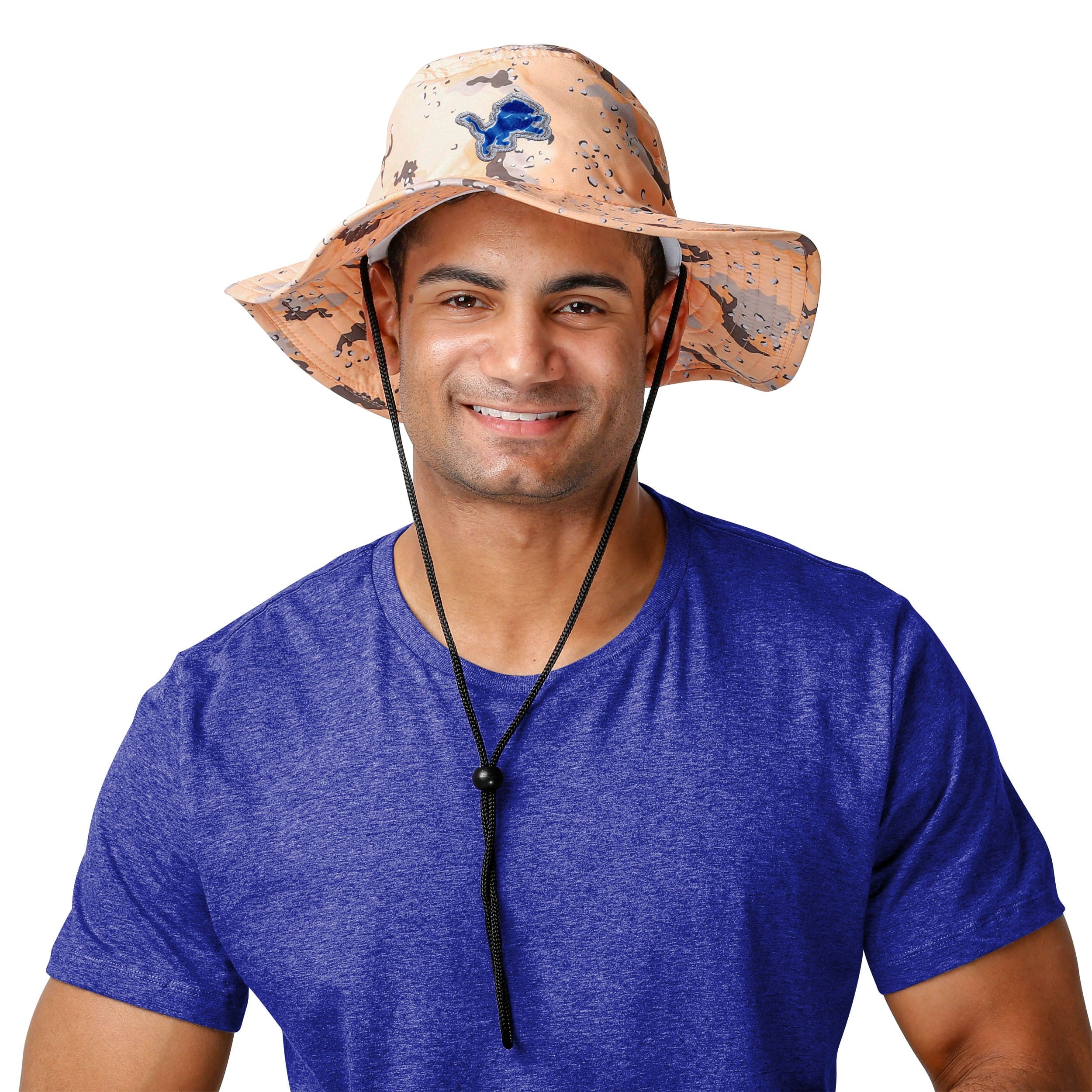 Detroit Lions NFL Light Desert Camo Boonie Hat - Image 2