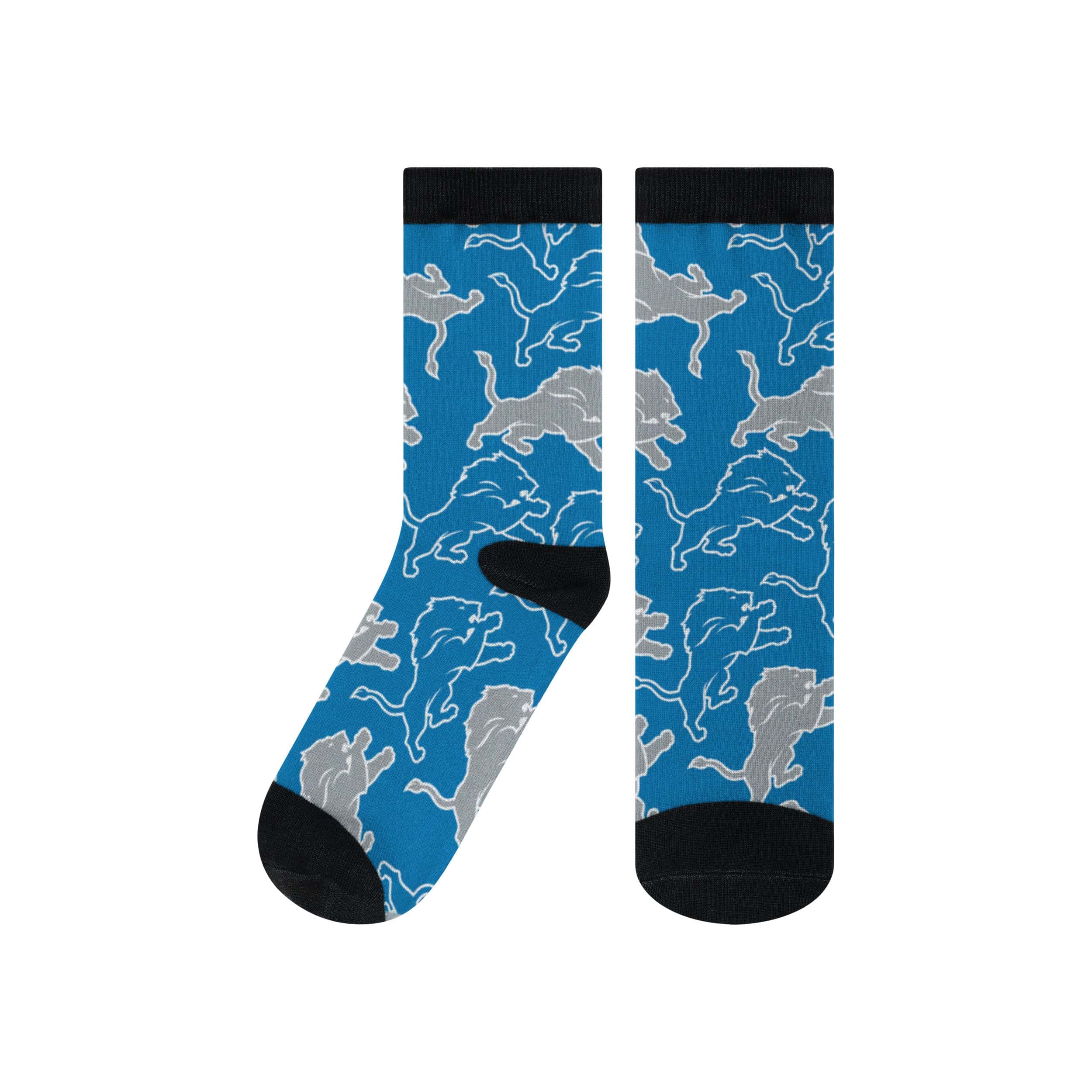 Detroit Lions NFL Logo Blast Socks - Image 2
