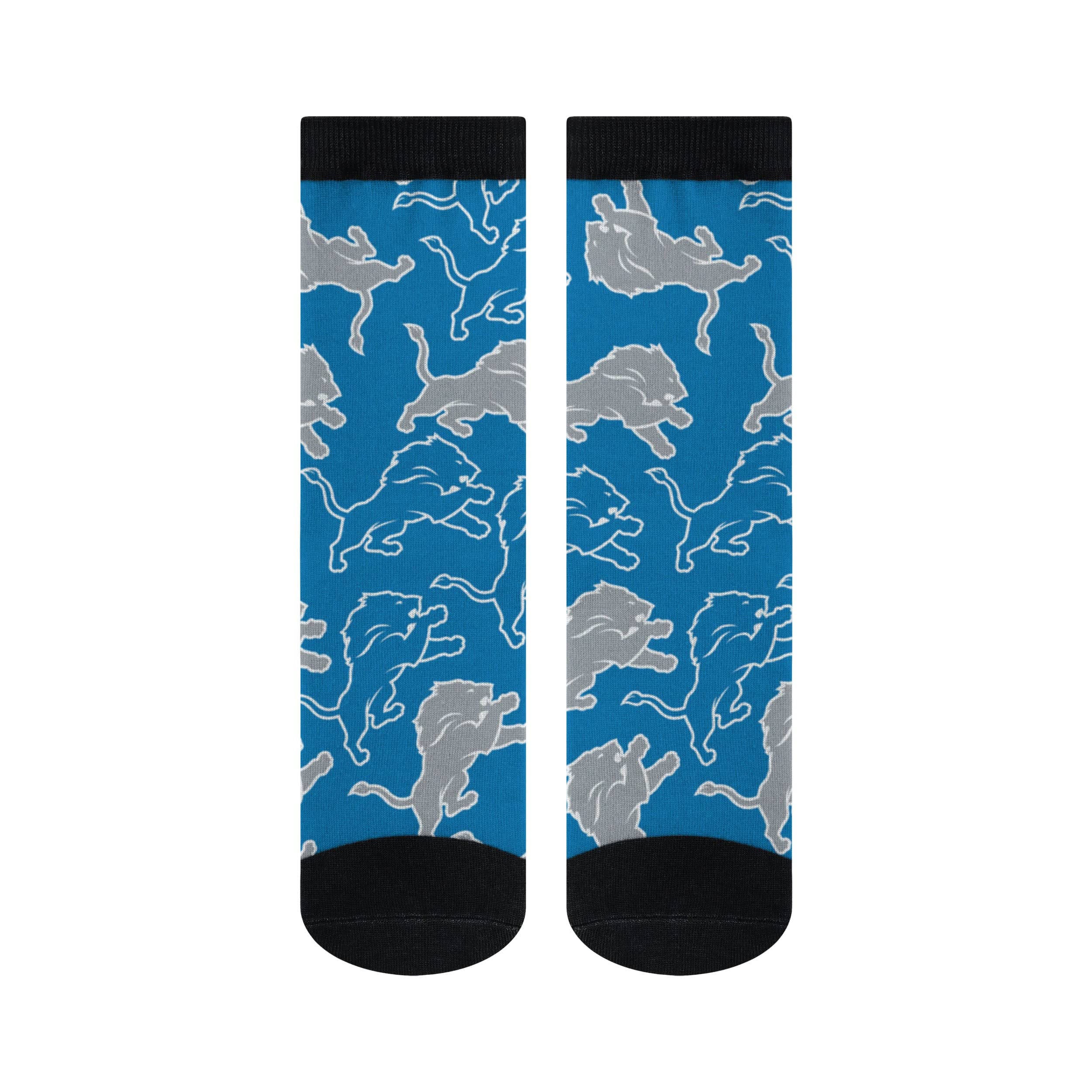 Detroit Lions NFL Logo Blast Socks - Image 4