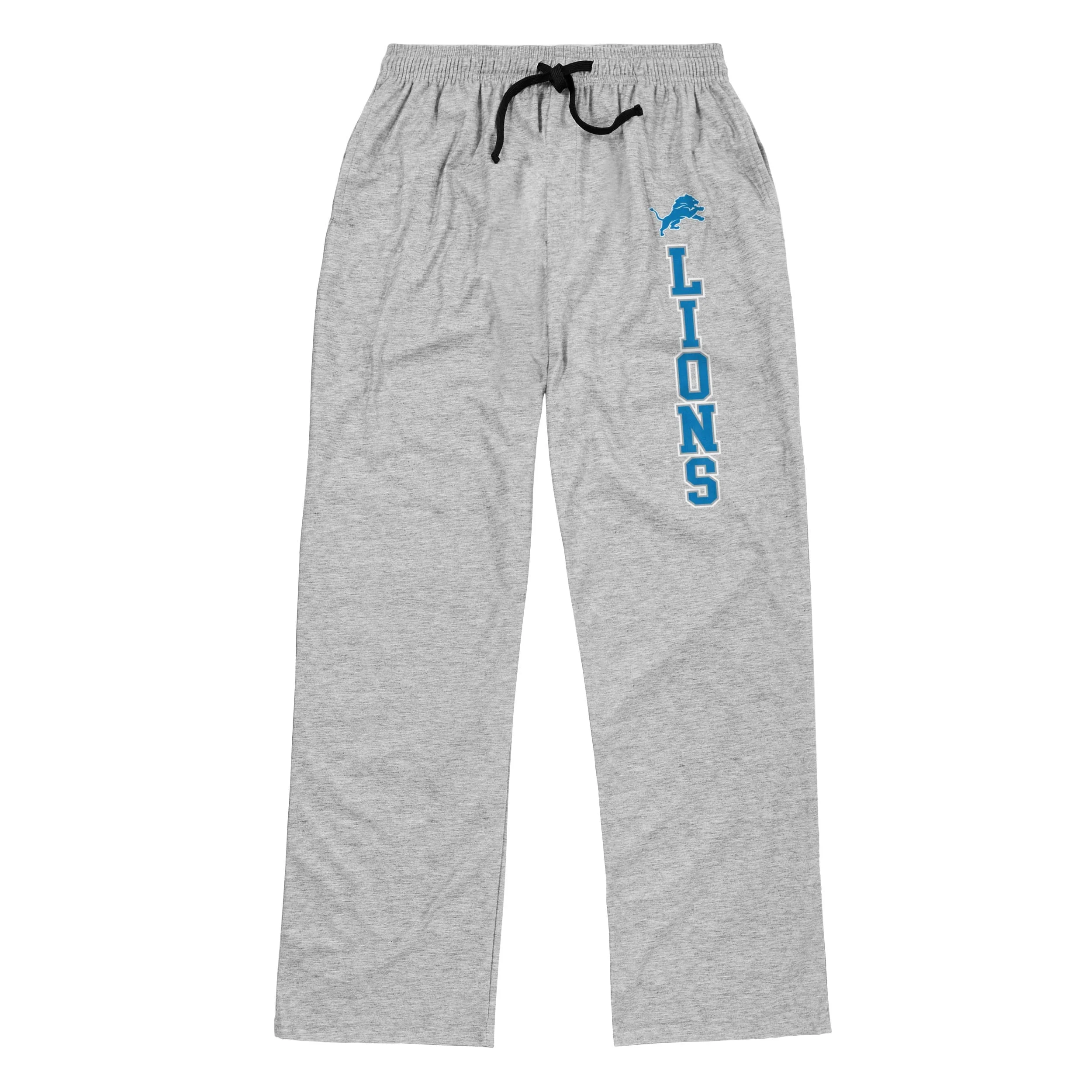 Detroit Lions NFL Mens Athletic Gray Lounge Pants - Image 4