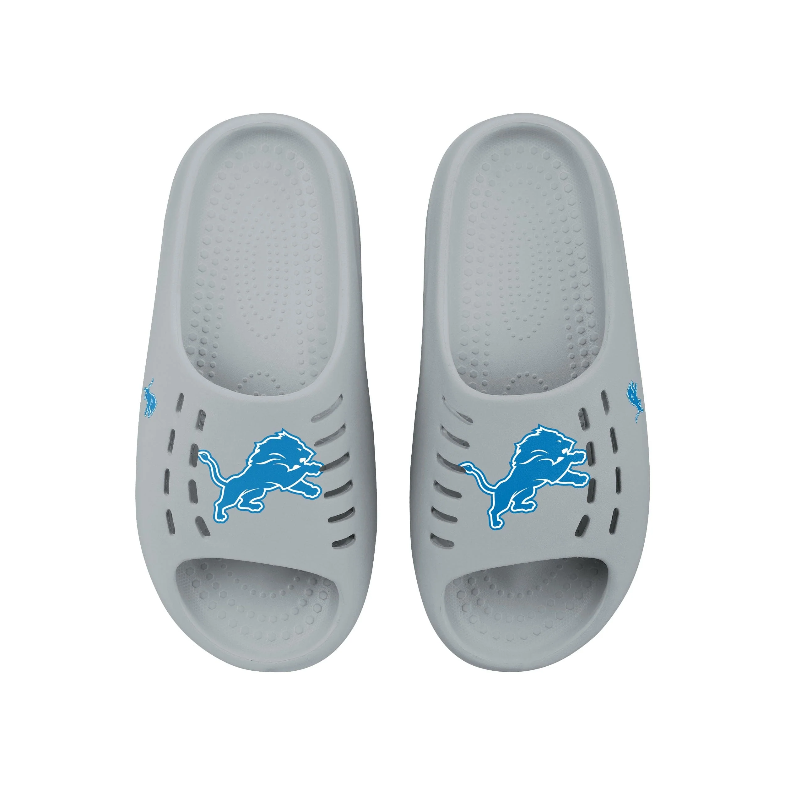Detroit Lions NFL Mens Big Logo Chunky Slide - Image 3