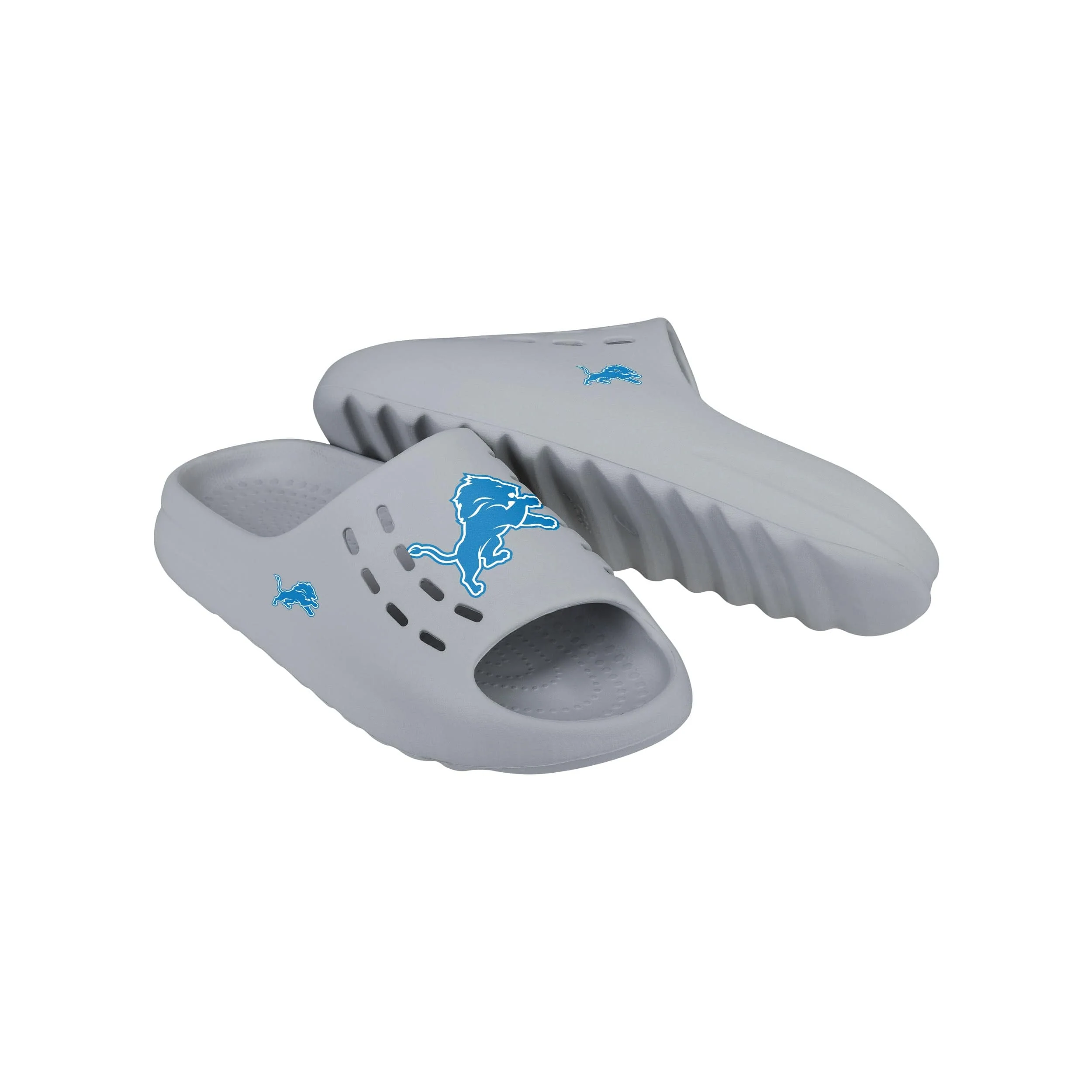 Detroit Lions NFL Mens Big Logo Chunky Slide - Image 4