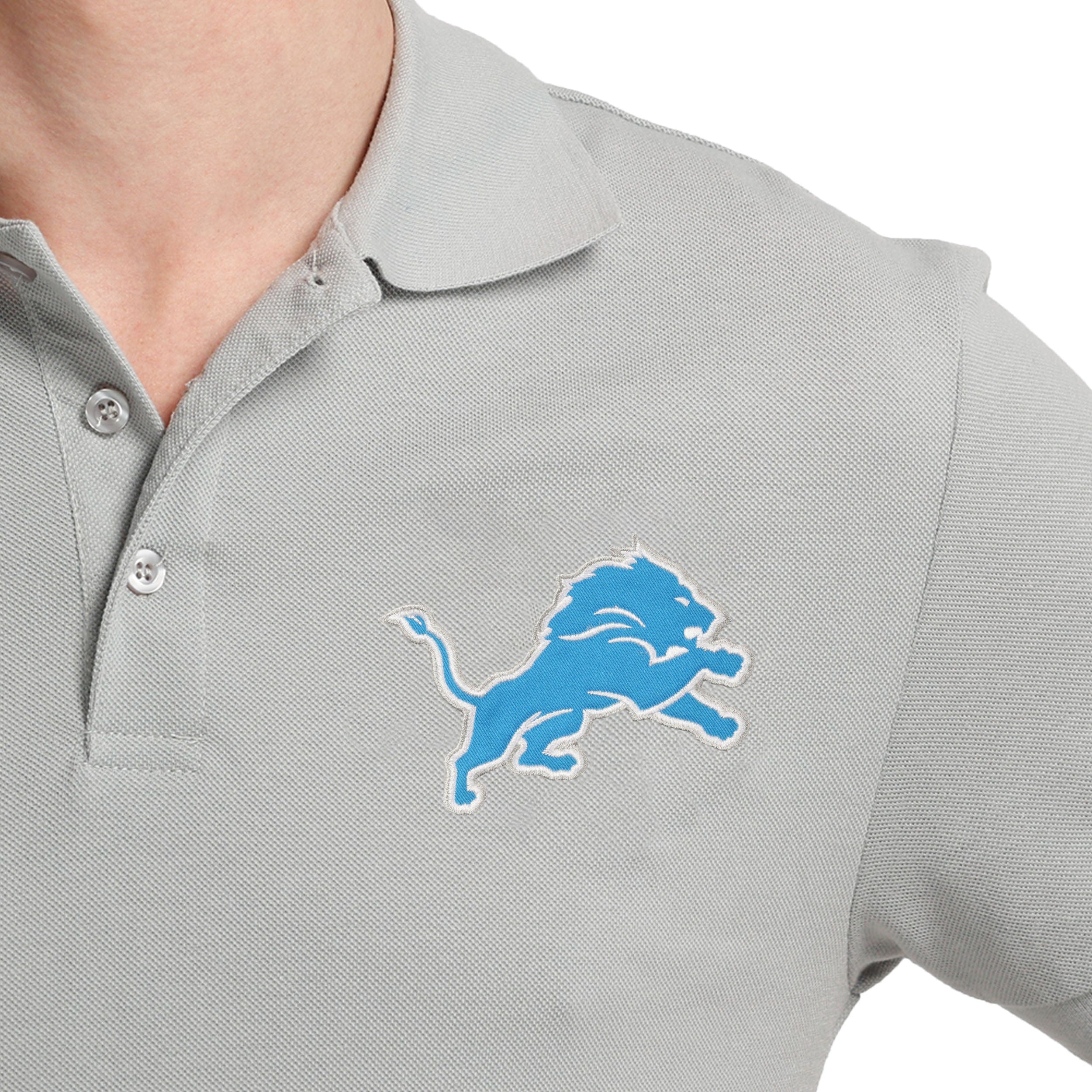 Detroit Lions NFL Mens Casual Color Polo - Image 5